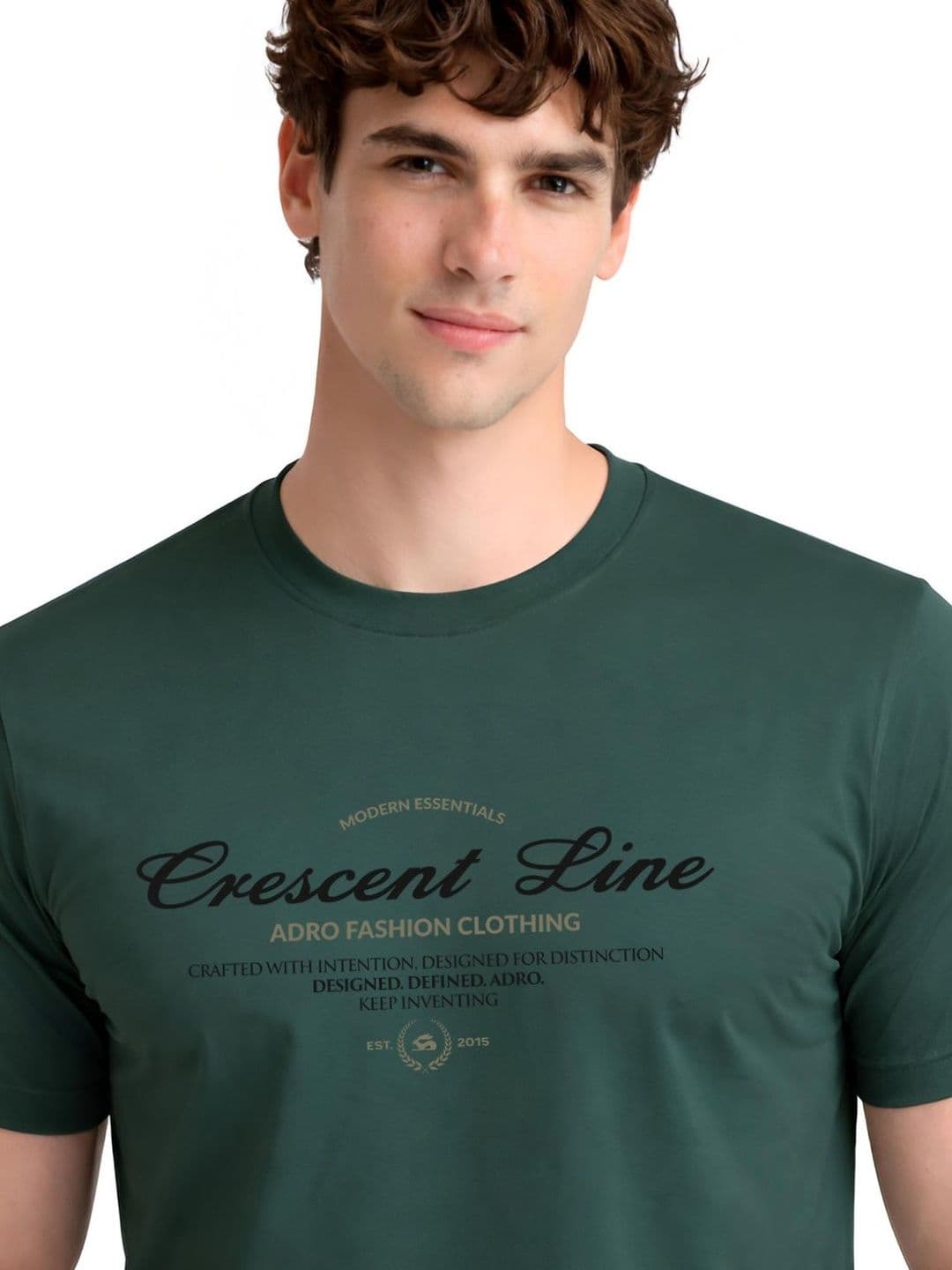 ADRO Men Typography Printed T-shirt thumbnail 4