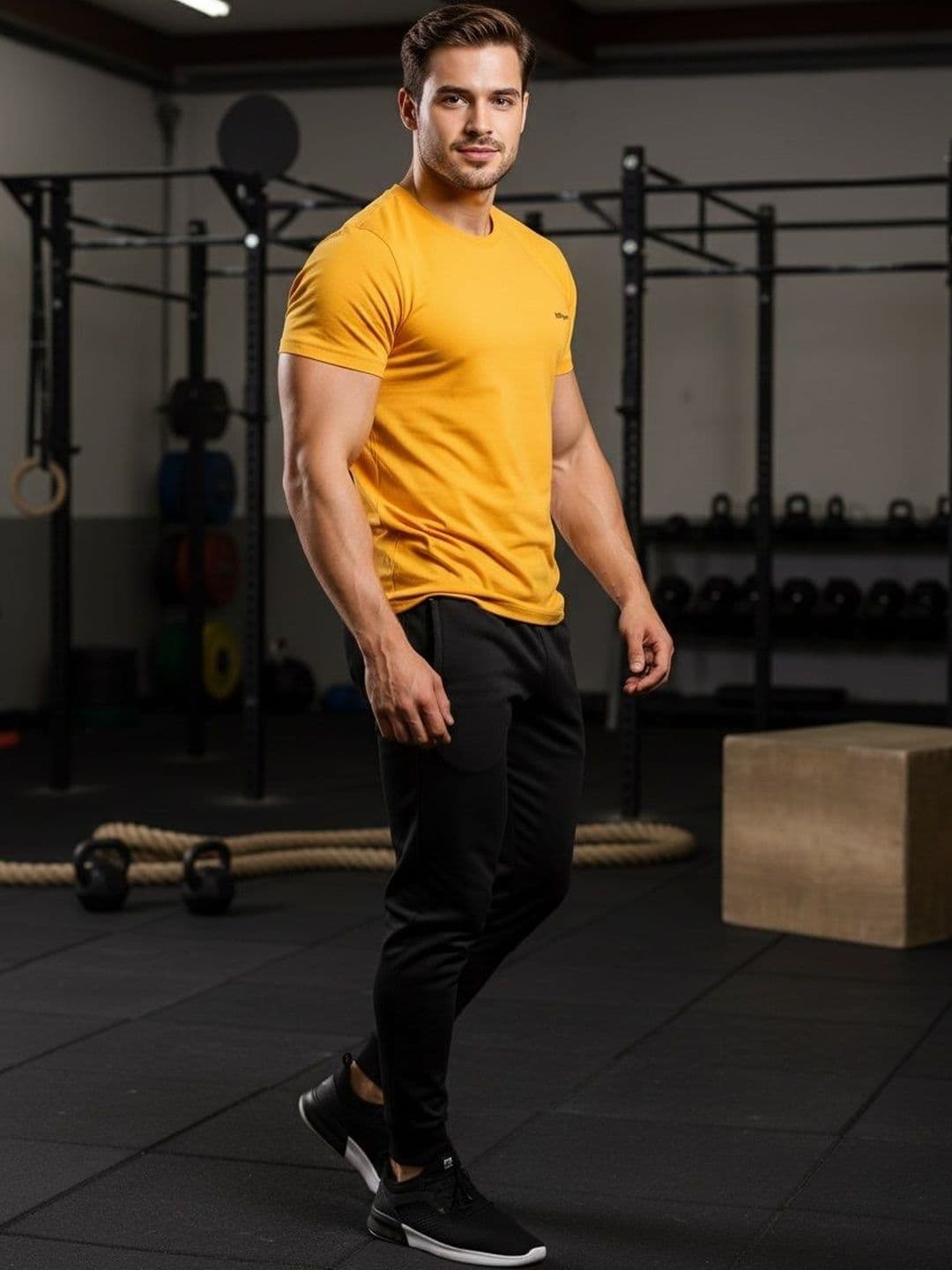 HiFlyers Men Brand Logo T-shirt thumbnail 3