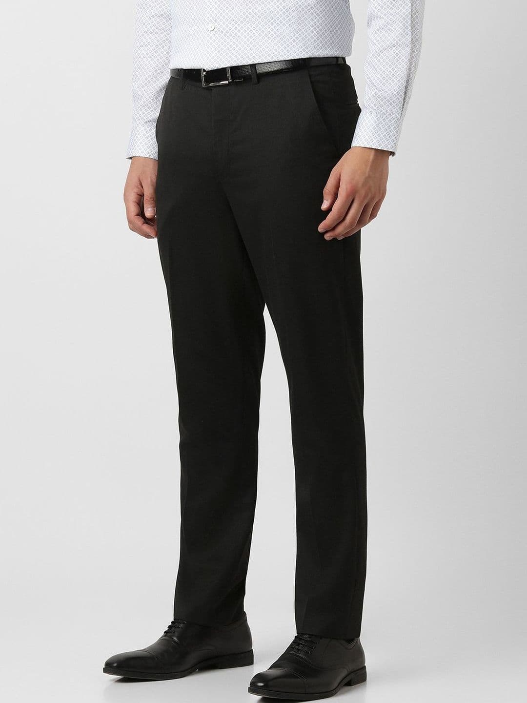 Peter England Men Slim Fit Trousers thumbnail 3