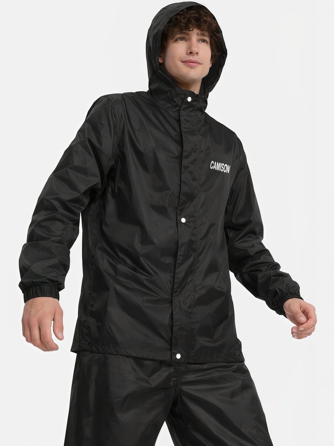 CAMISON Waterproof Hooded Rain Jacket thumbnail 7
