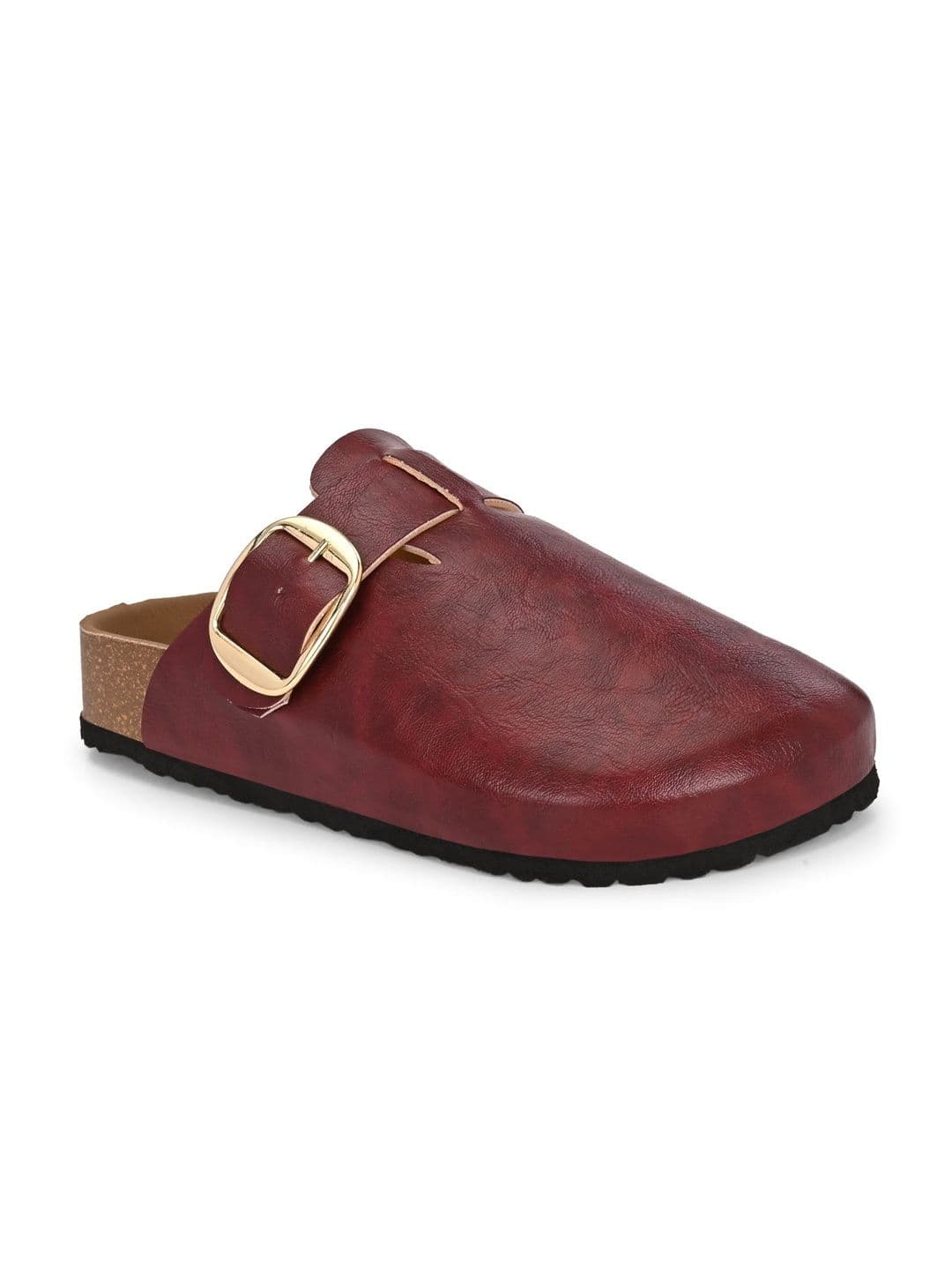 The Roadster Lifestyle Co Women Round Toe Casual Slip-On Mules thumbnail 2