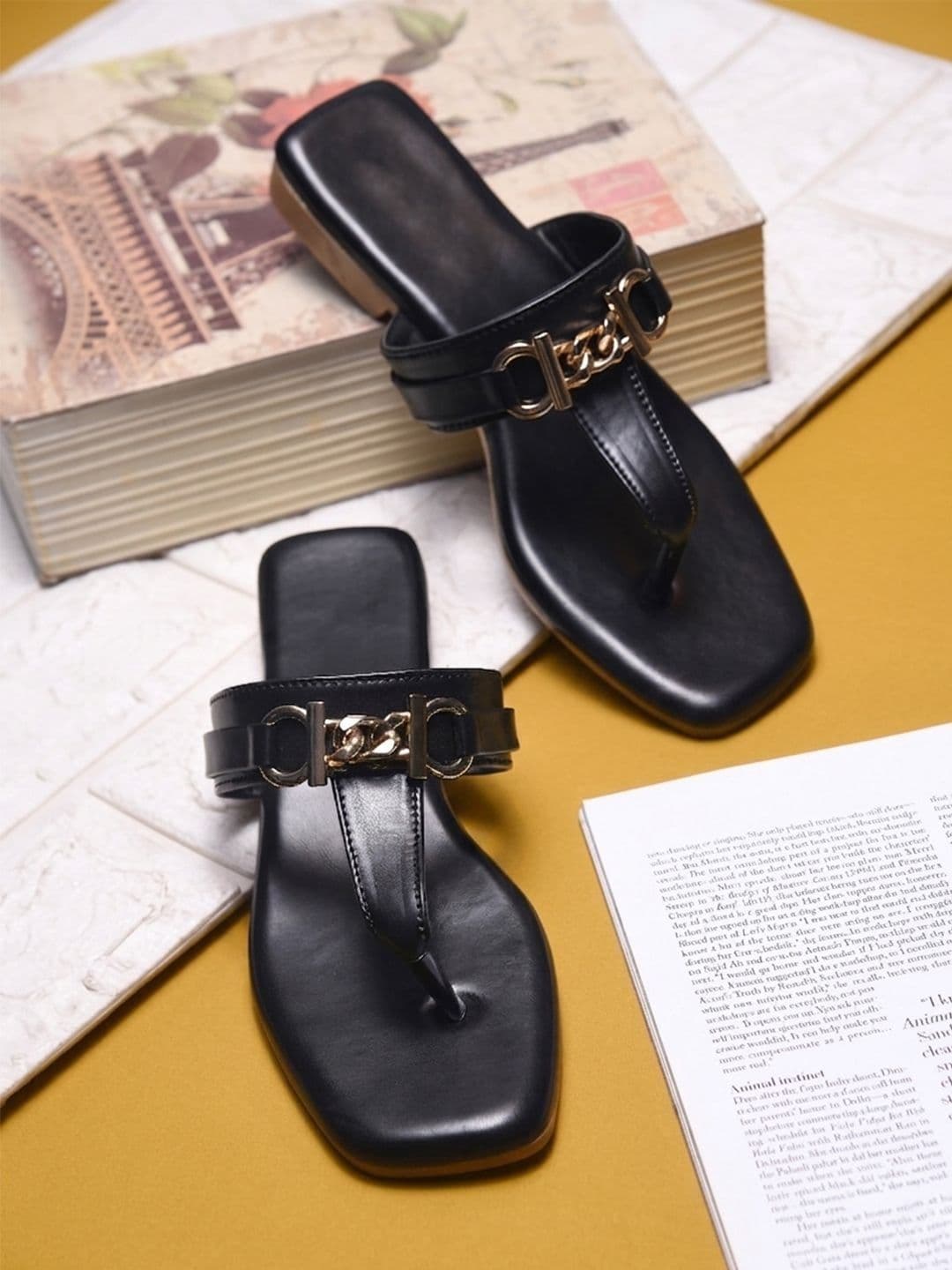TRYME Women Open Toe Flats thumbnail 6
