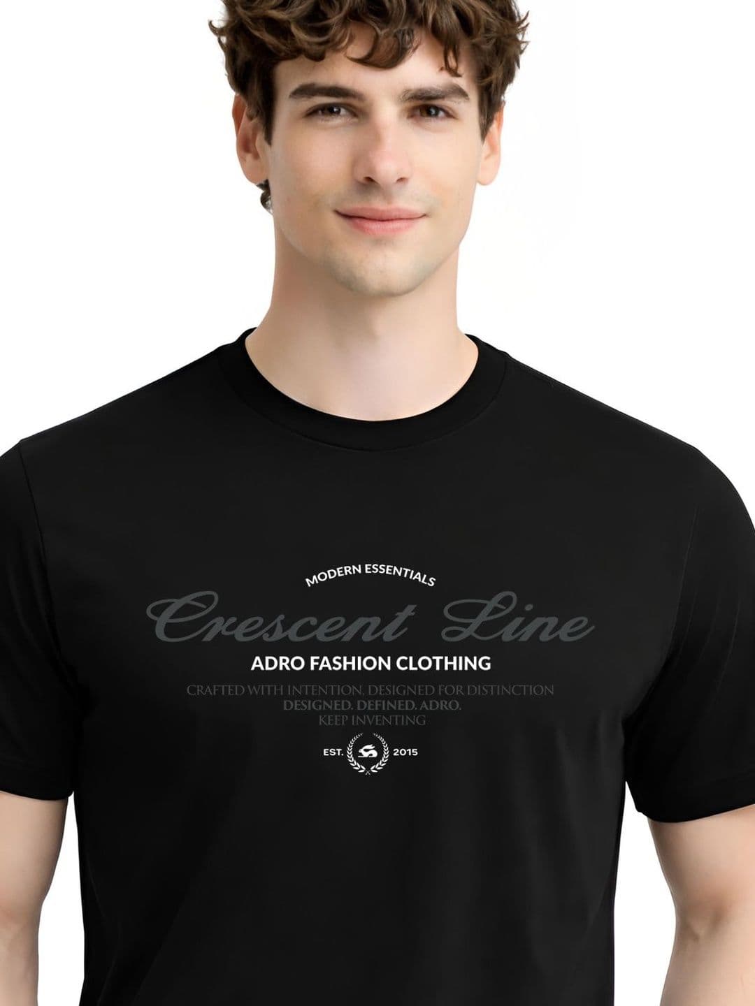 ADRO Men Typography Printed T-shirt thumbnail 2
