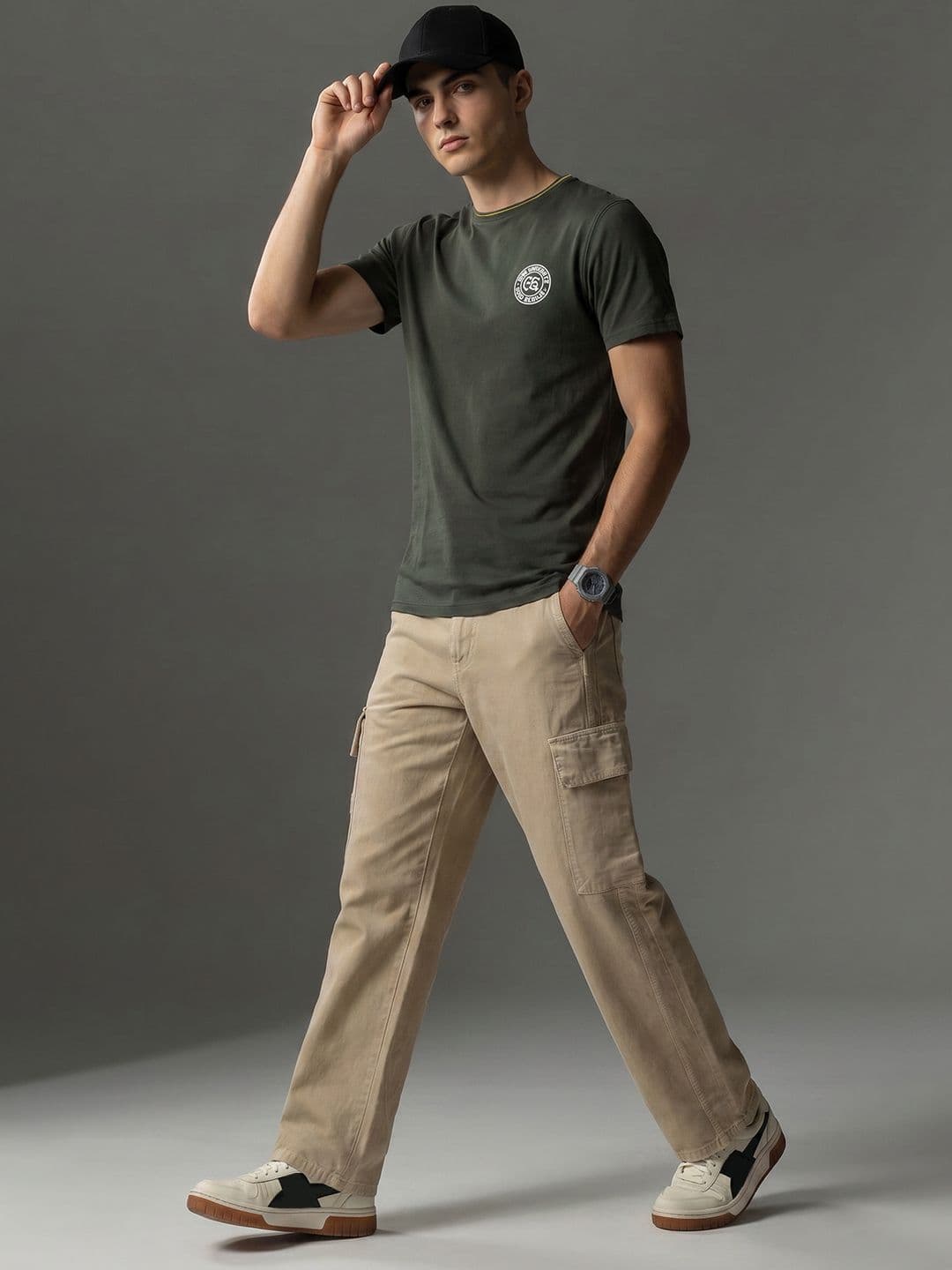 FCUK Round Neck Pure Cotton T-shirt thumbnail 2