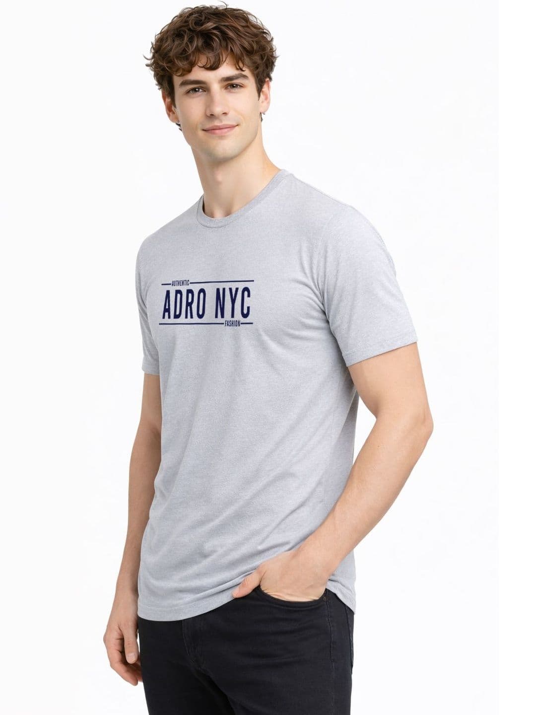 ADRO Men Typography Printed T-shirt thumbnail 4