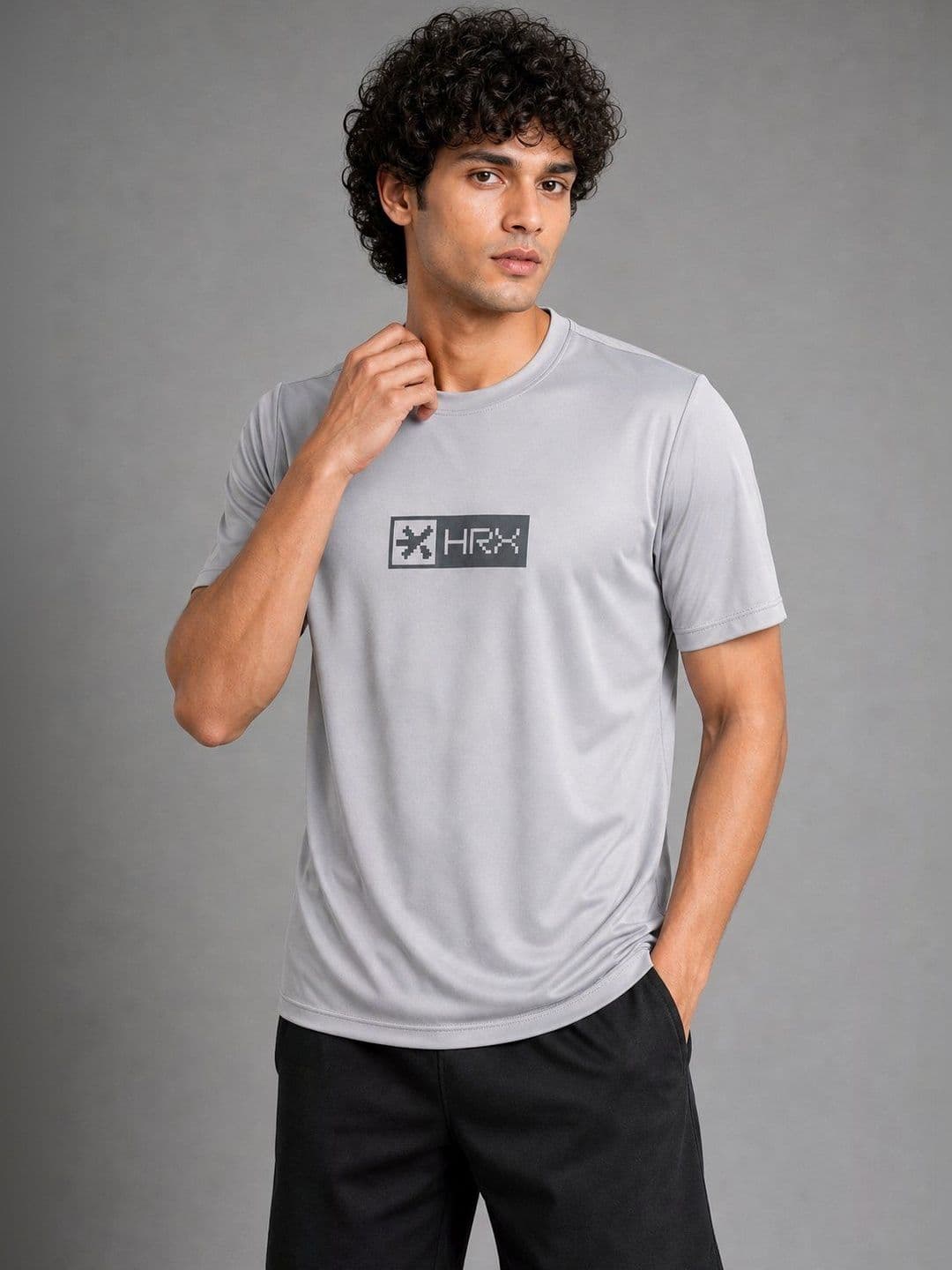 HRX by Hrithik Roshan Men Brand Logo Printed T-shirt - view 1