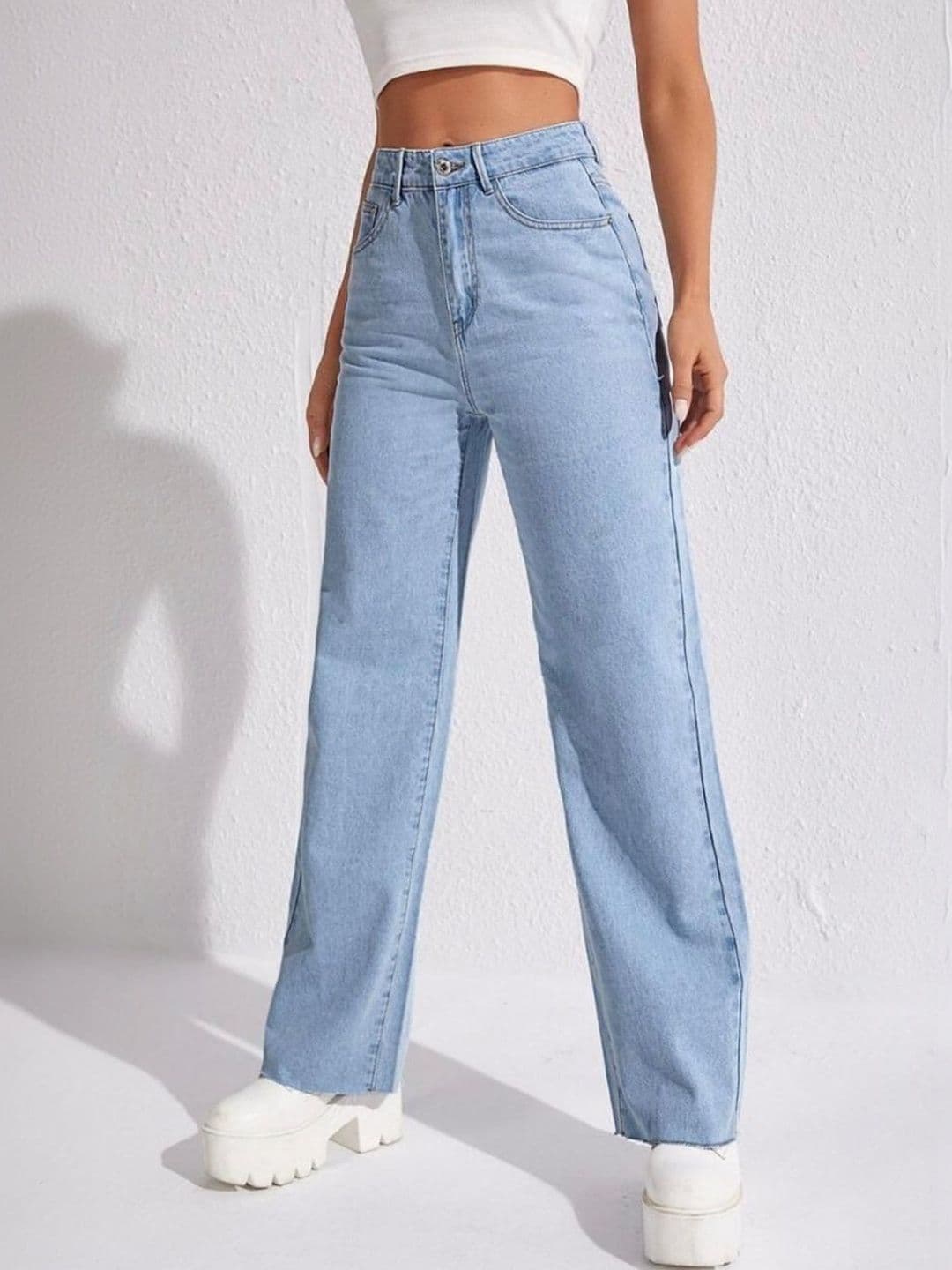 CORSICA Women Straight Fit High-Rise Stretchable Jeans thumbnail 2