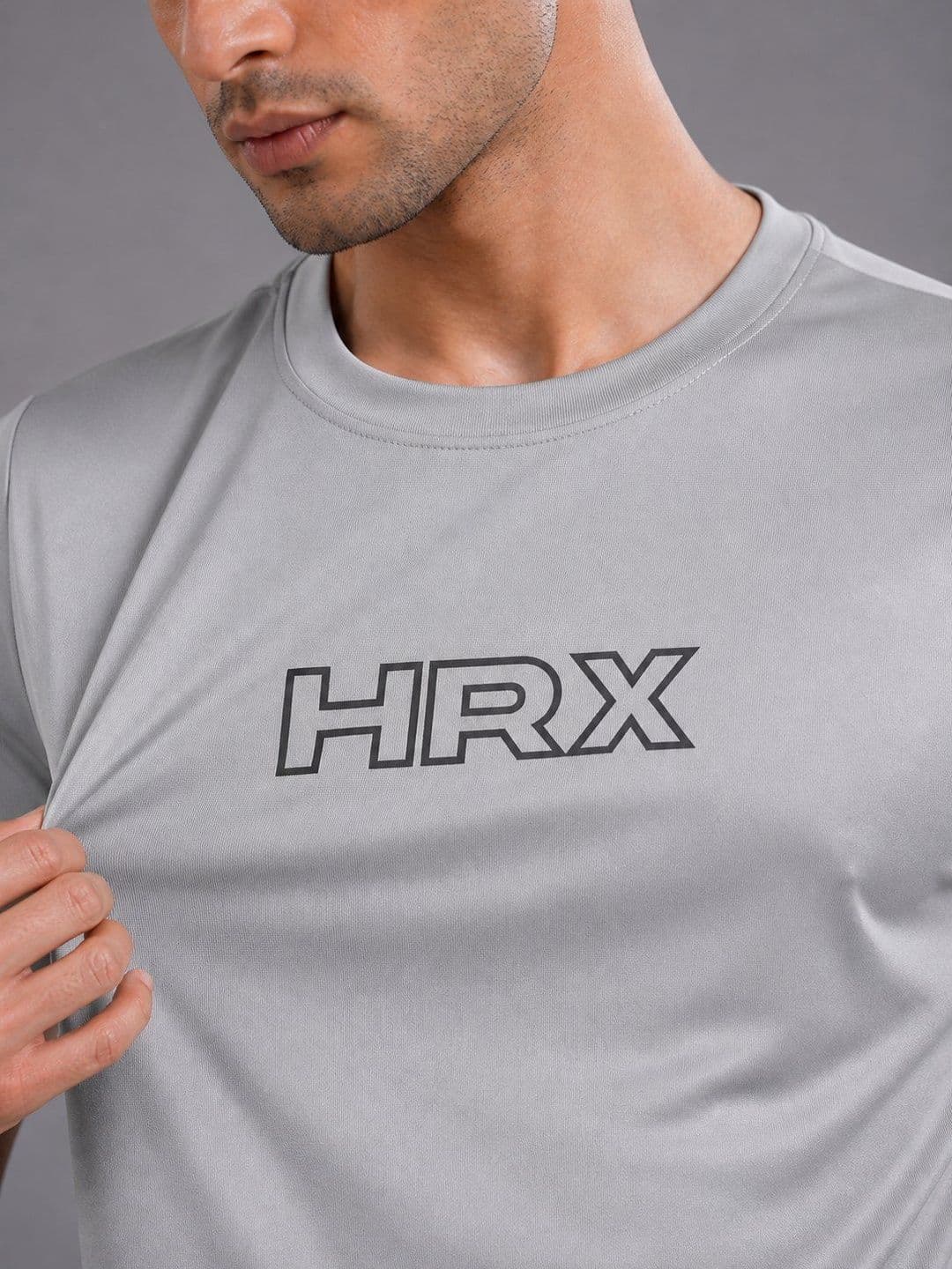 HRX by Hrithik Roshan Men Brand Logo Printed T-shirt thumbnail 3