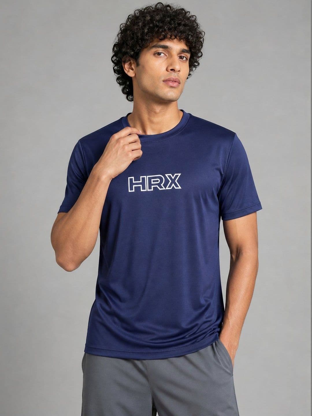 HRX by Hrithik Roshan Men Brand Logo Printed T-shirt - view 1