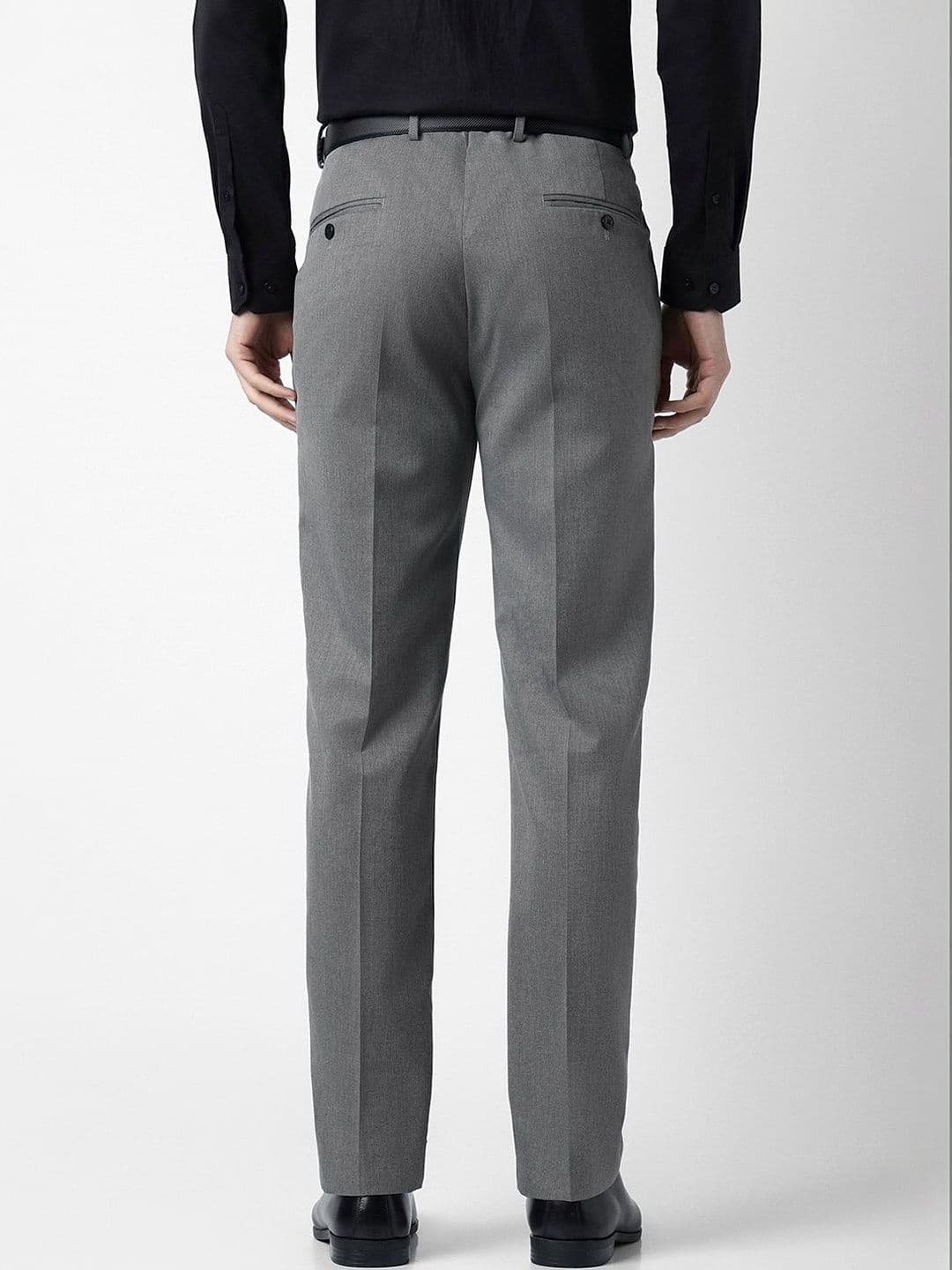 Peter England Men Slim Fit Trousers thumbnail 5