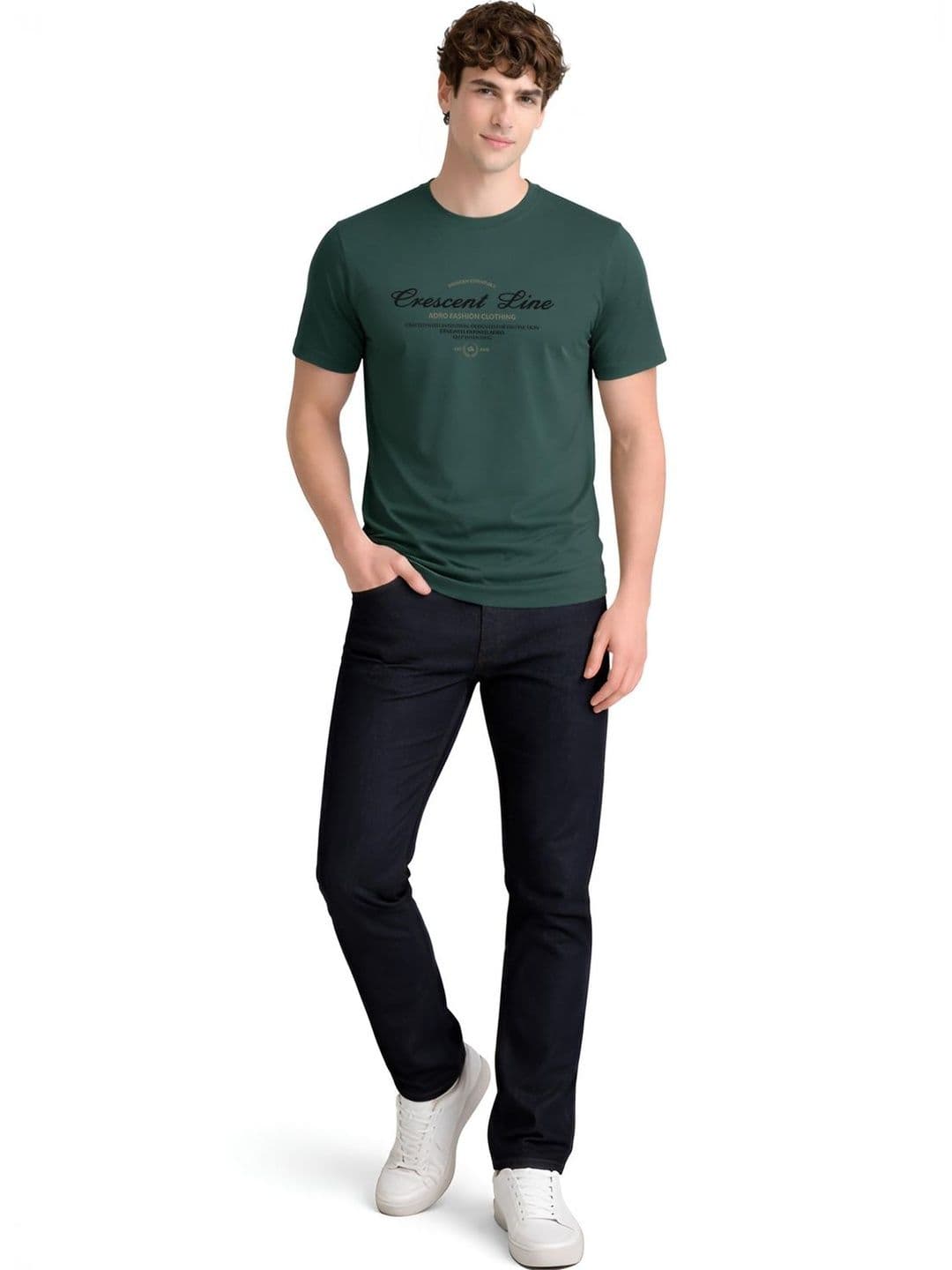 ADRO Men Typography Printed T-shirt thumbnail 5