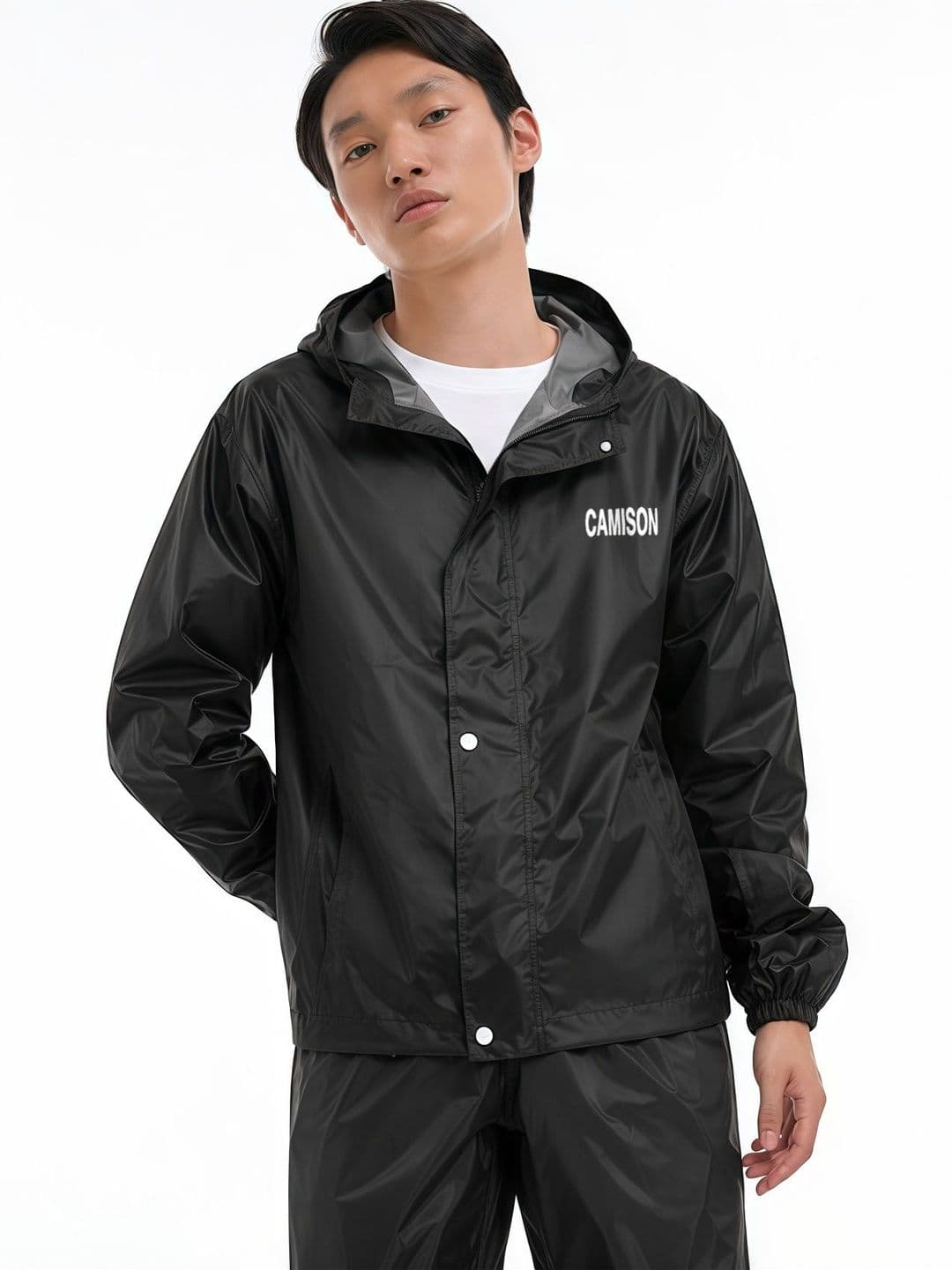 CAMISON Waterproof Hooded Rain Jacket thumbnail 7