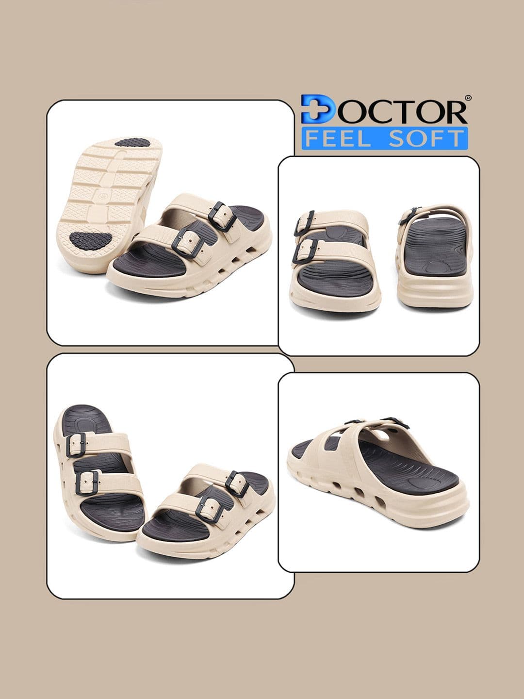 DOCTOR HEALTH SUPER SOFT Men Sliders Flip Flops thumbnail 6