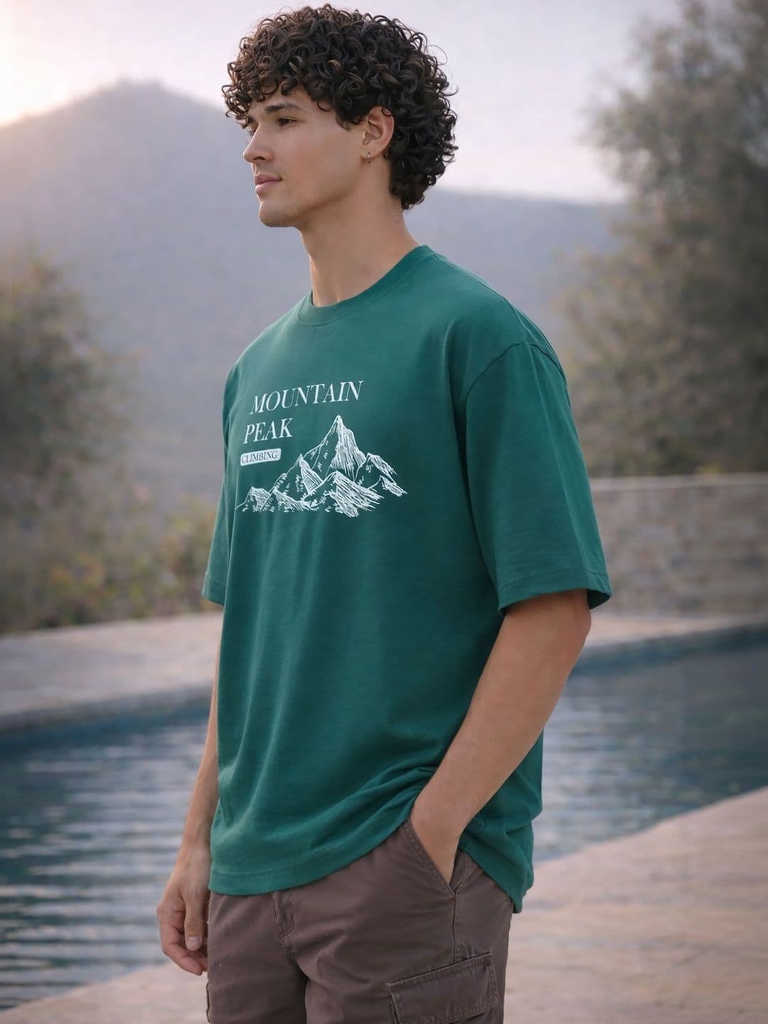 MaverIQ Men Oversized Graphic T-shirt thumbnail 3