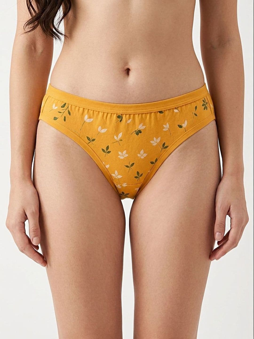 FiveFlag Women Pack of 6 Printed Anti Bacterial Basic Briefs thumbnail 3