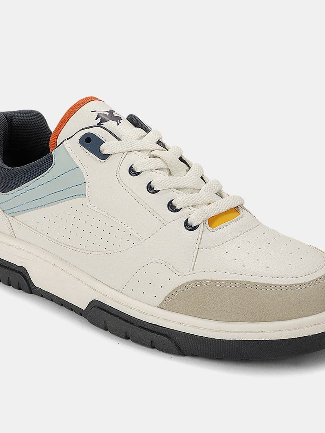 Cantabil Men Colourblocked PU Sneakers thumbnail 4