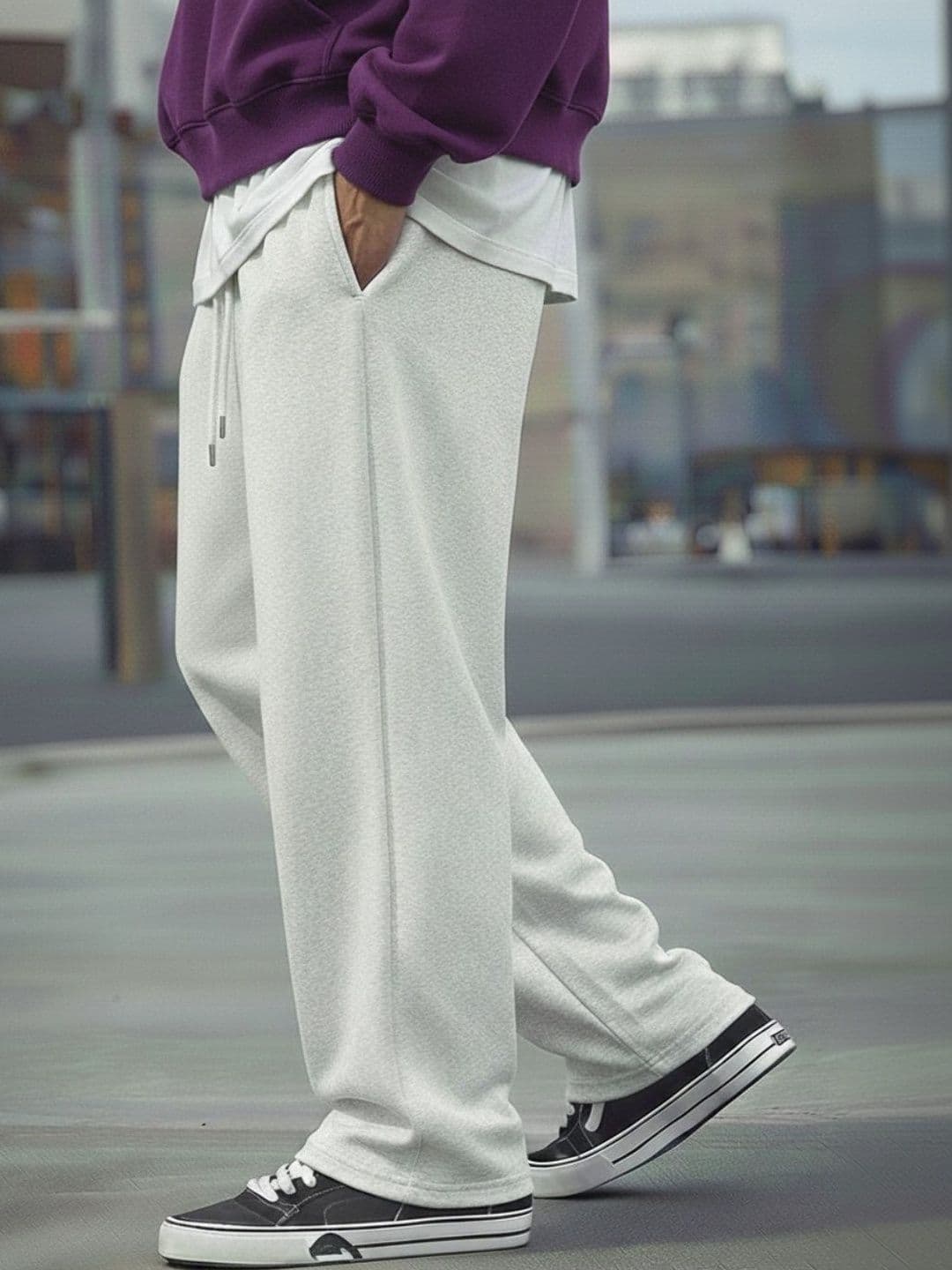 WARCOURT Men Relaxed Fit Track Pants thumbnail 2