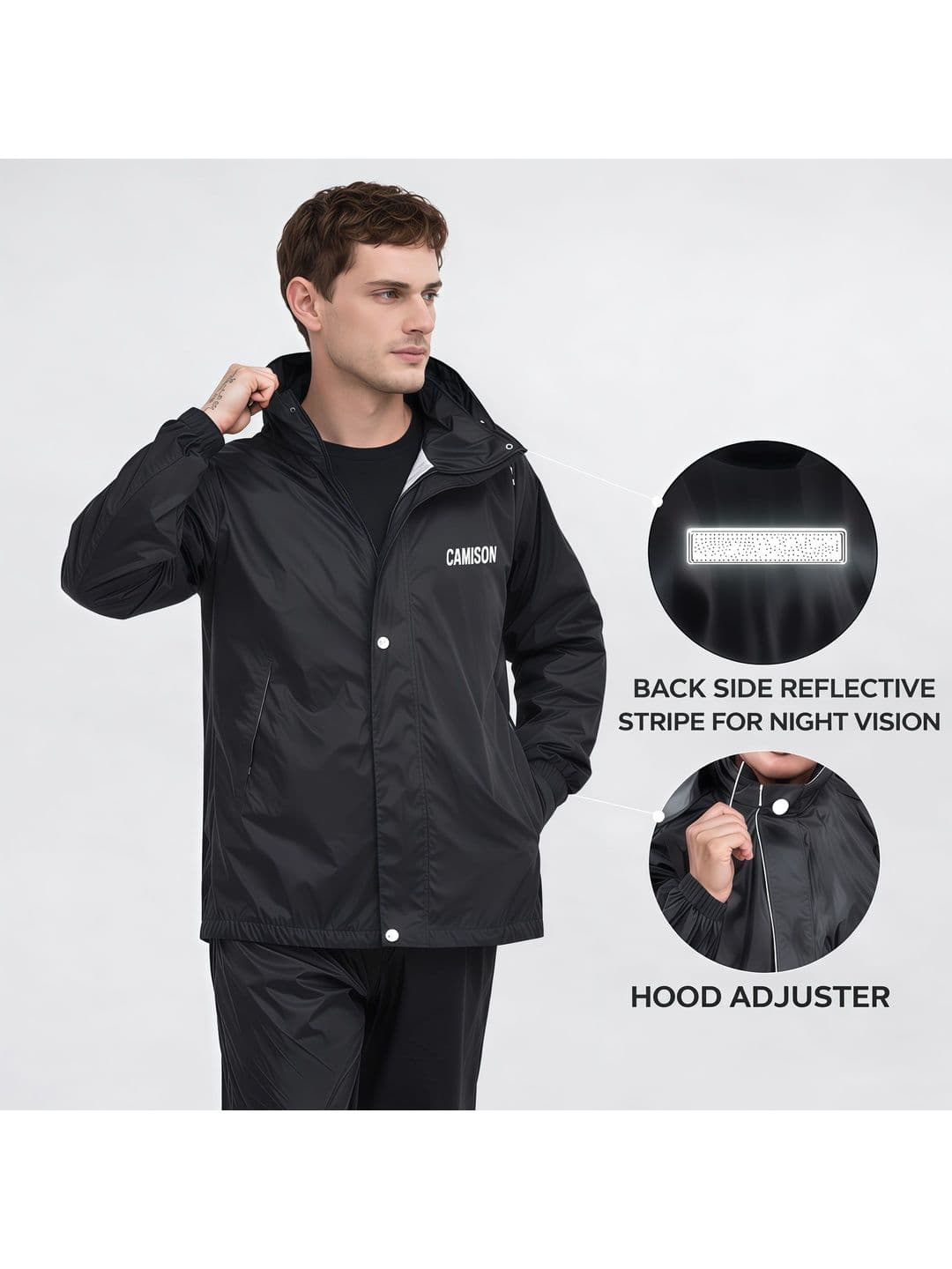 CAMISON  Waterproof Reversible Raincoat thumbnail 2