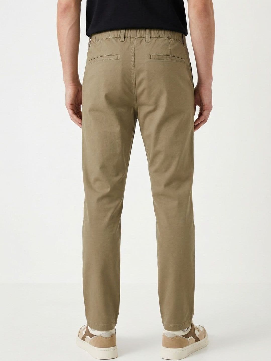 NOBERO Men Straight Fit Chinos Trousers thumbnail 4