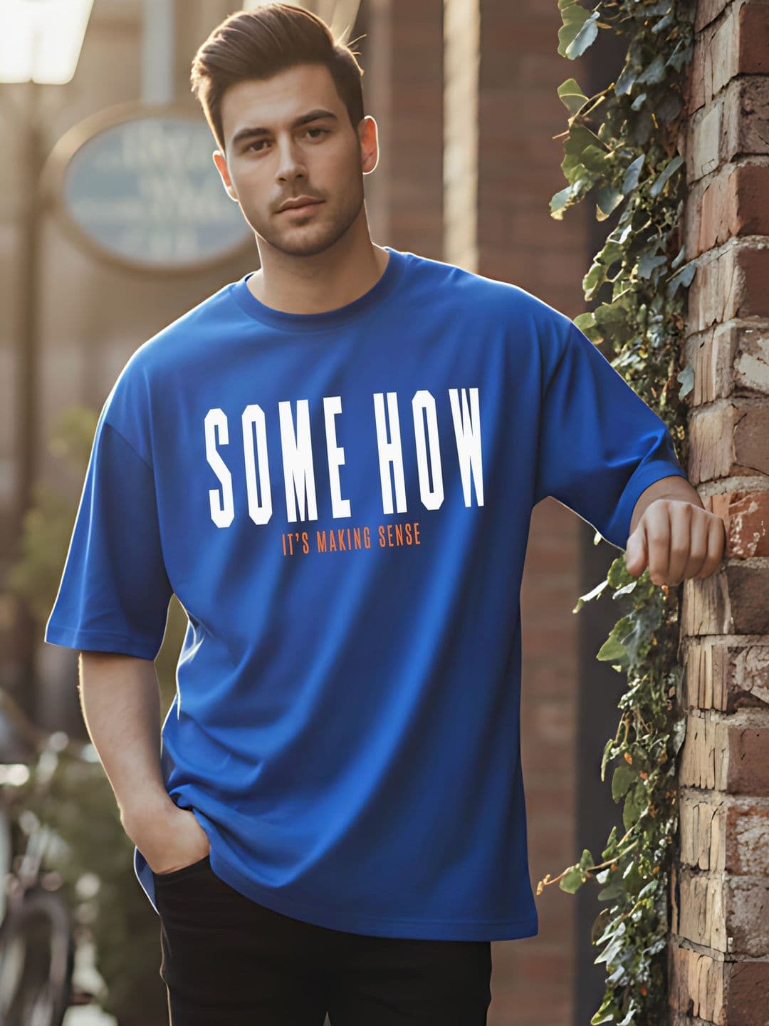 Kook N Keech Men Typography Printed Drop-Shoulder Sleeves T-shirt thumbnail 4