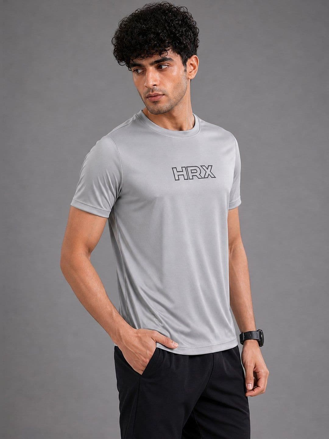 HRX by Hrithik Roshan Men Brand Logo Printed T-shirt thumbnail 4