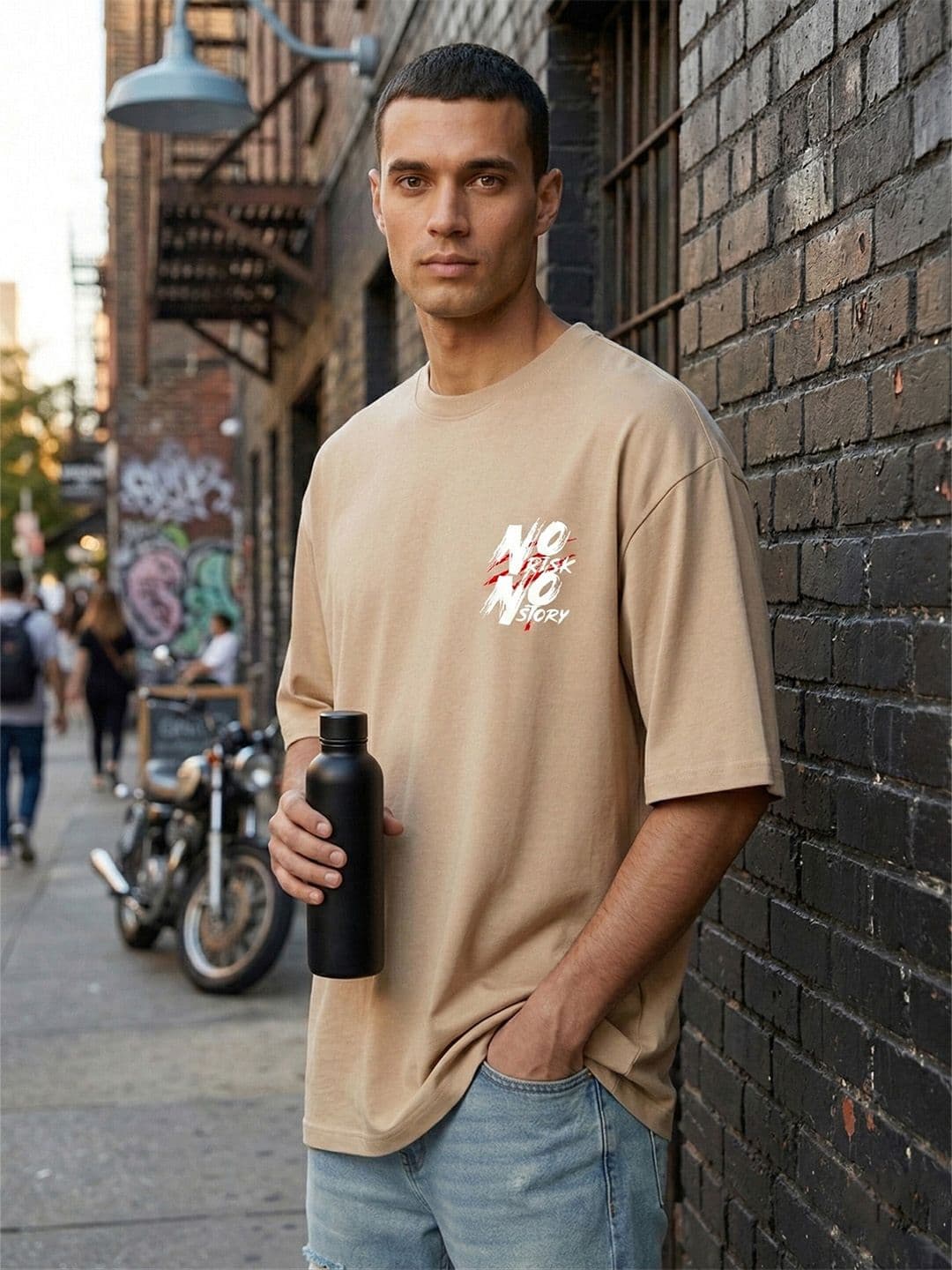 ST Trends Men Typography Printed T-shirt thumbnail 2