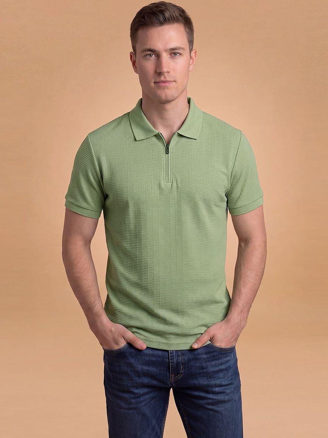 Kook N Keech Men Polo Collar T-shirt - view 1