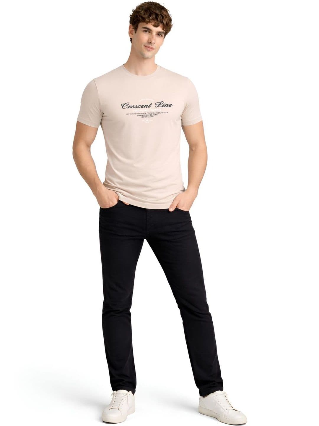 ADRO Men Typography Printed T-shirt thumbnail 3