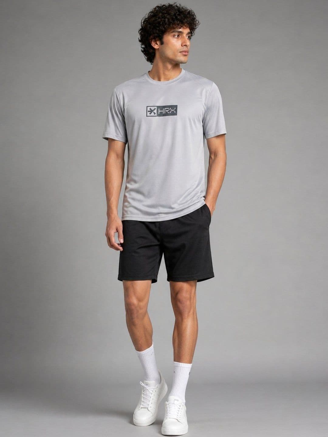 HRX by Hrithik Roshan Men Brand Logo Printed T-shirt thumbnail 2