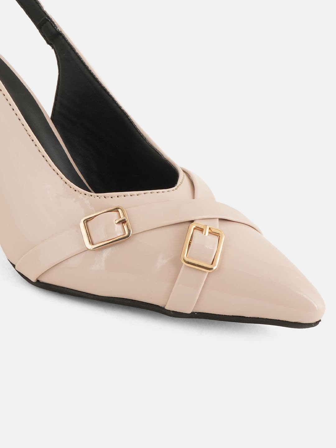 DressBerry Women Slim Mules with Buckles thumbnail 4
