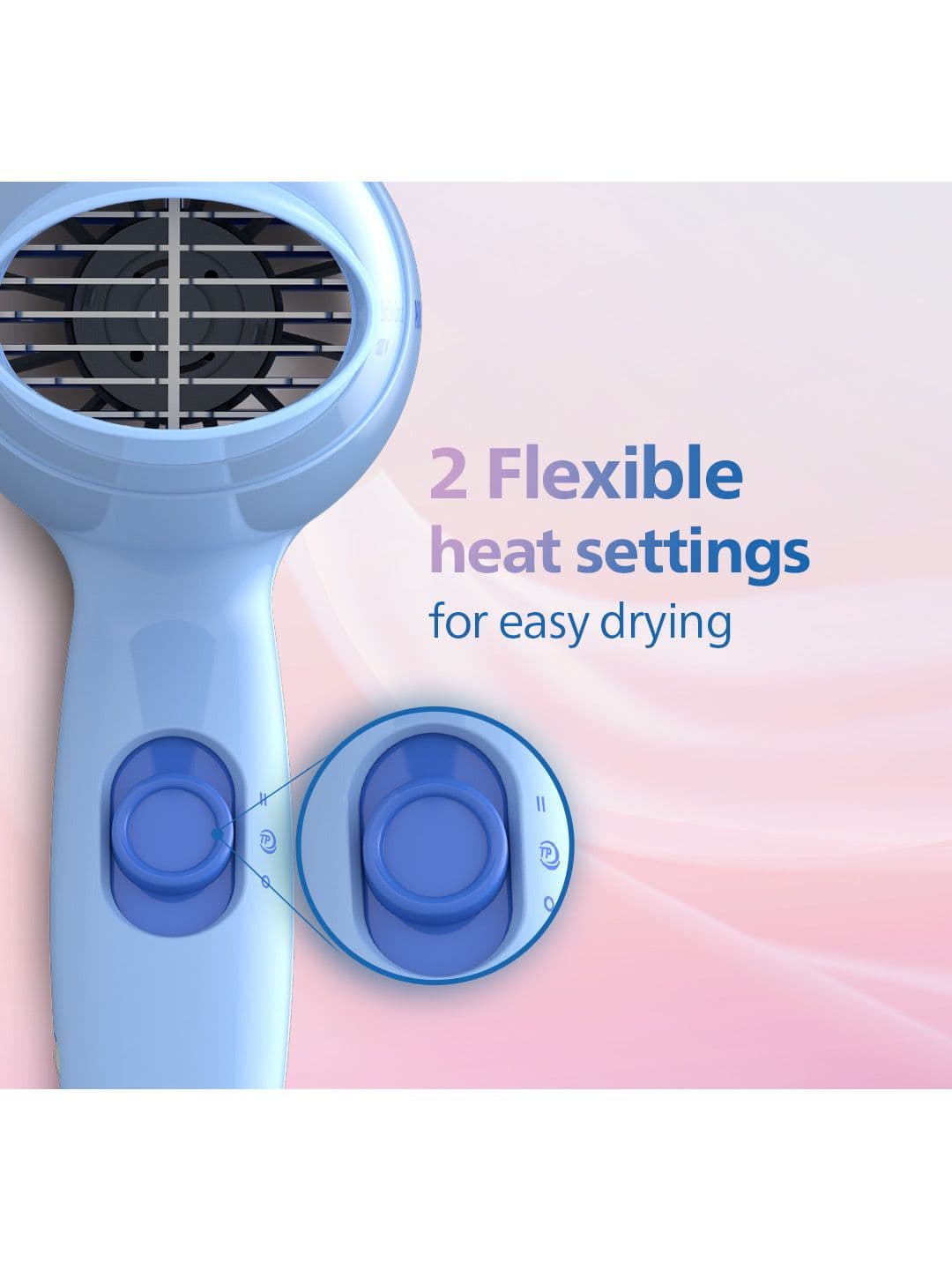 Philips ThermoProtect HP8100/60 Hair Dryer Quick Drying 1000W  - Blue thumbnail 9