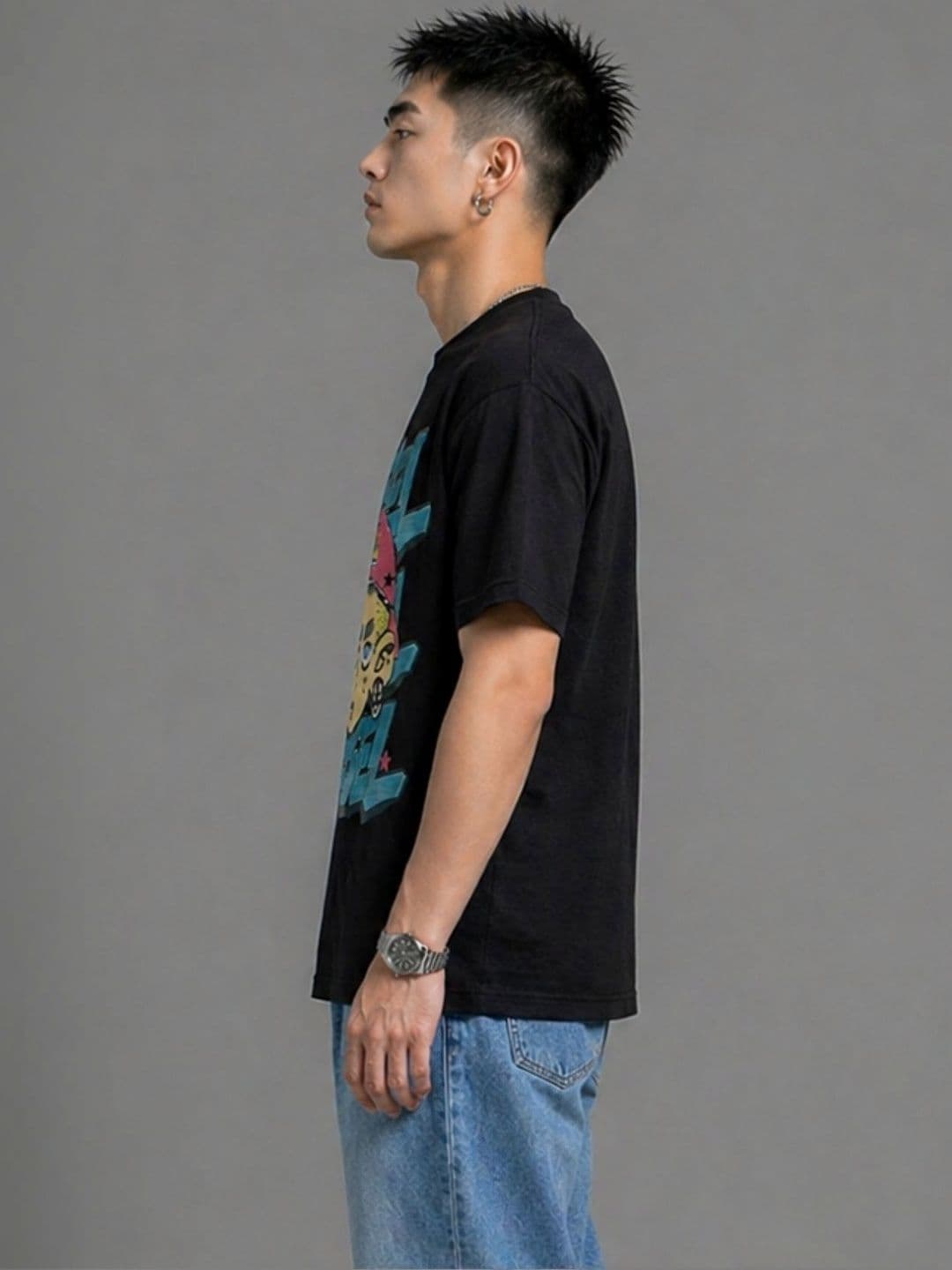 CAPTCHA Men Printed T-shirt thumbnail 5