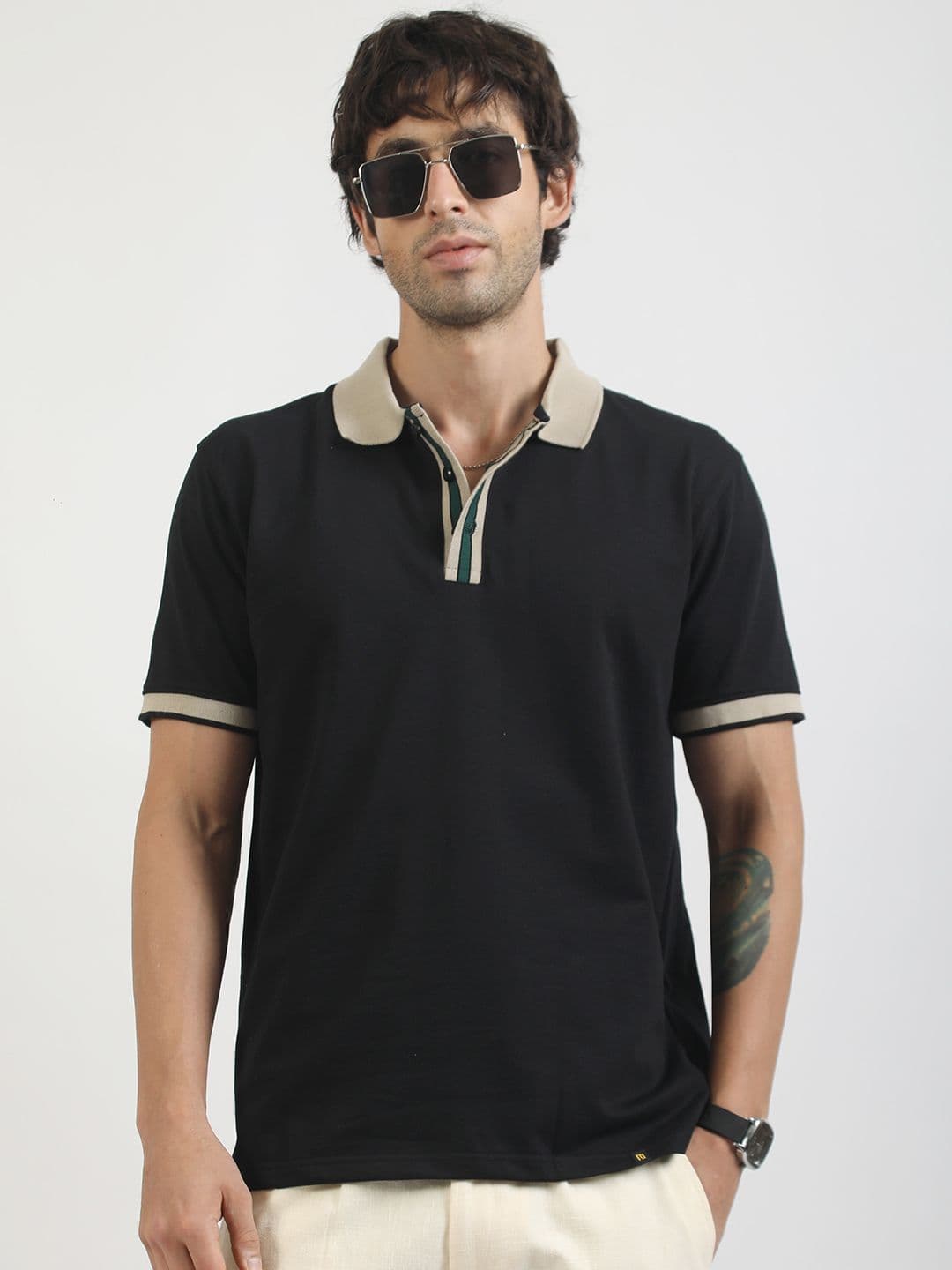 Maniac Men Polo Collar T-shirt - view 1