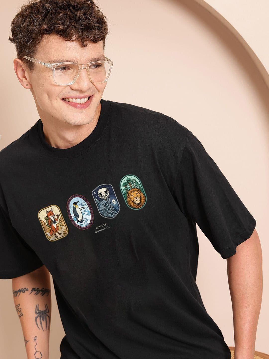 Kook N Keech Men Printed Pure Cotton Bio Finish T-shirt thumbnail 5