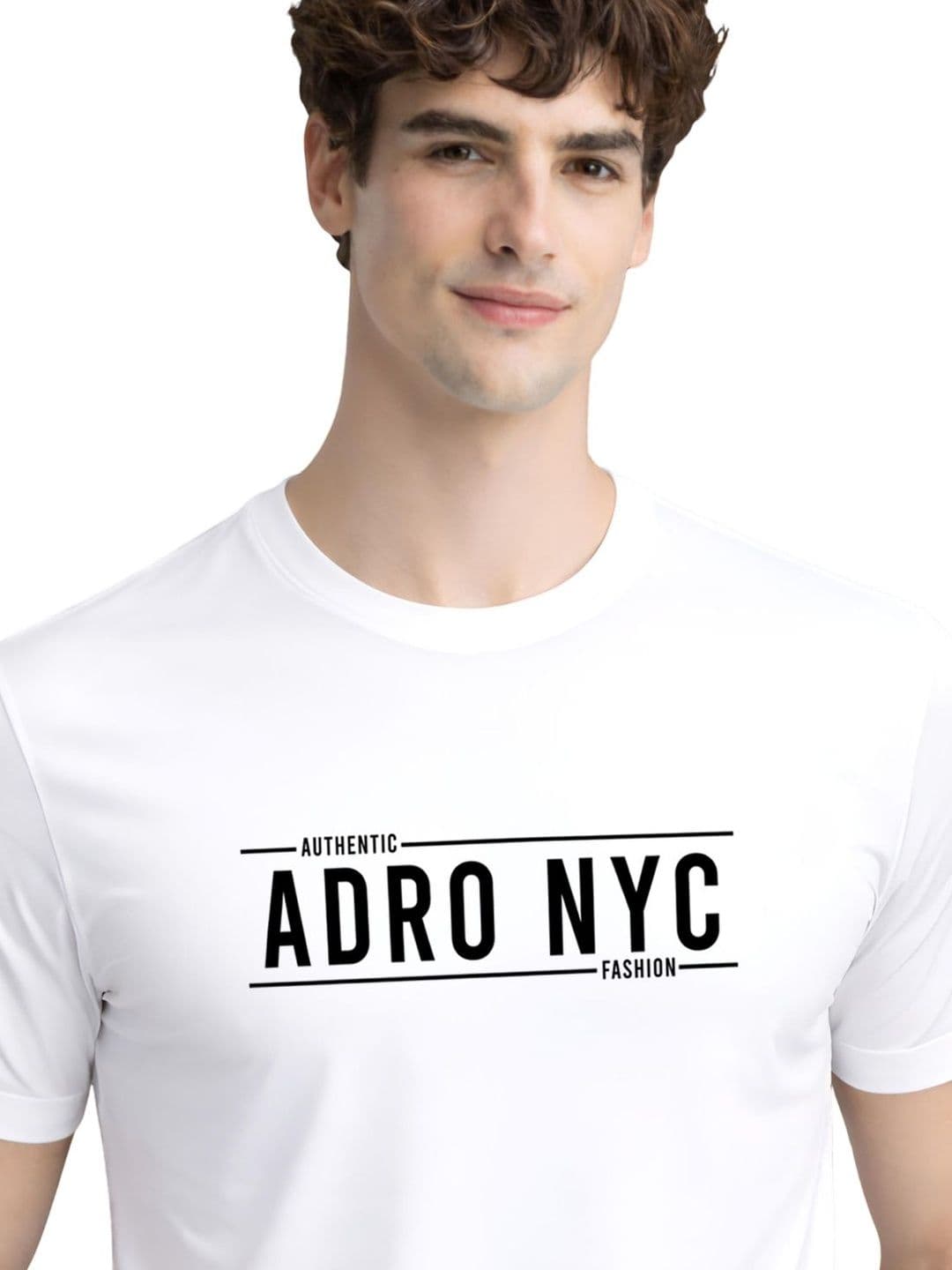 ADRO Men Typography Printed T-shirt thumbnail 2