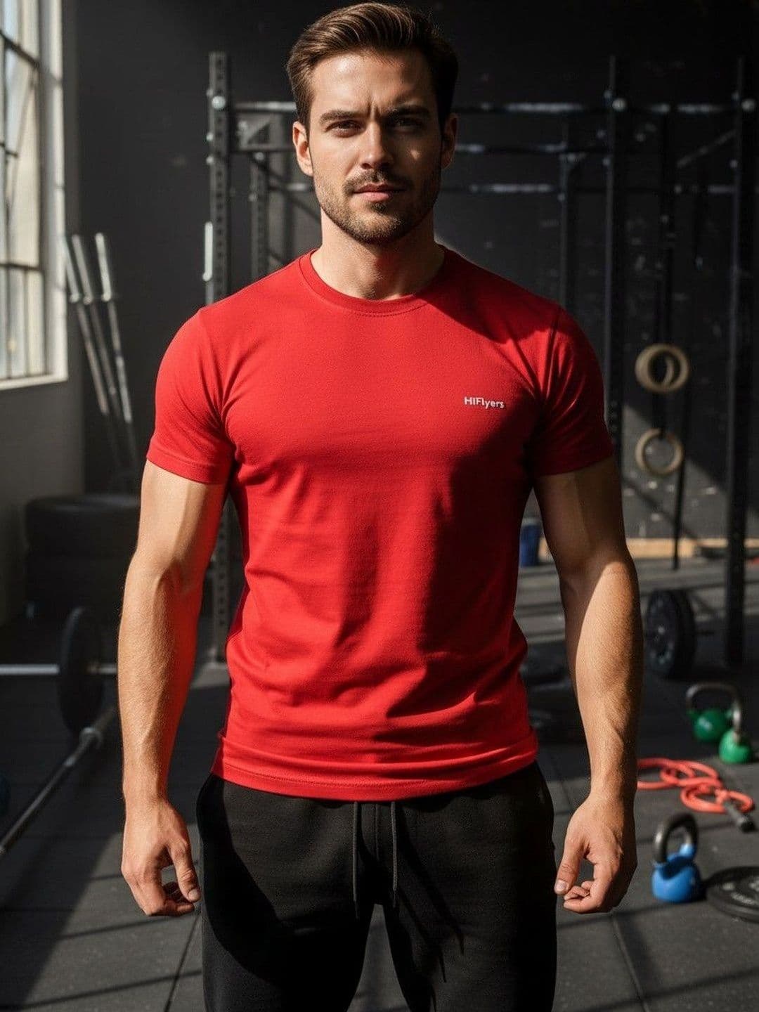 HiFlyers Men Brand Logo T-shirt thumbnail 3