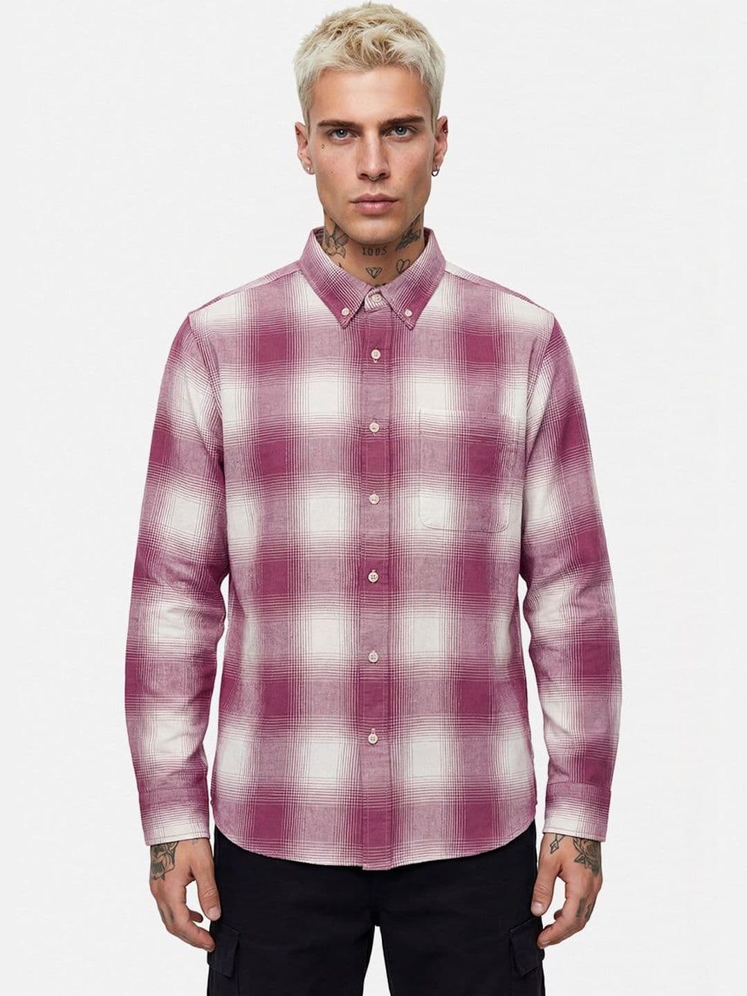 Snitch Men Checked Casual Shirt thumbnail 5
