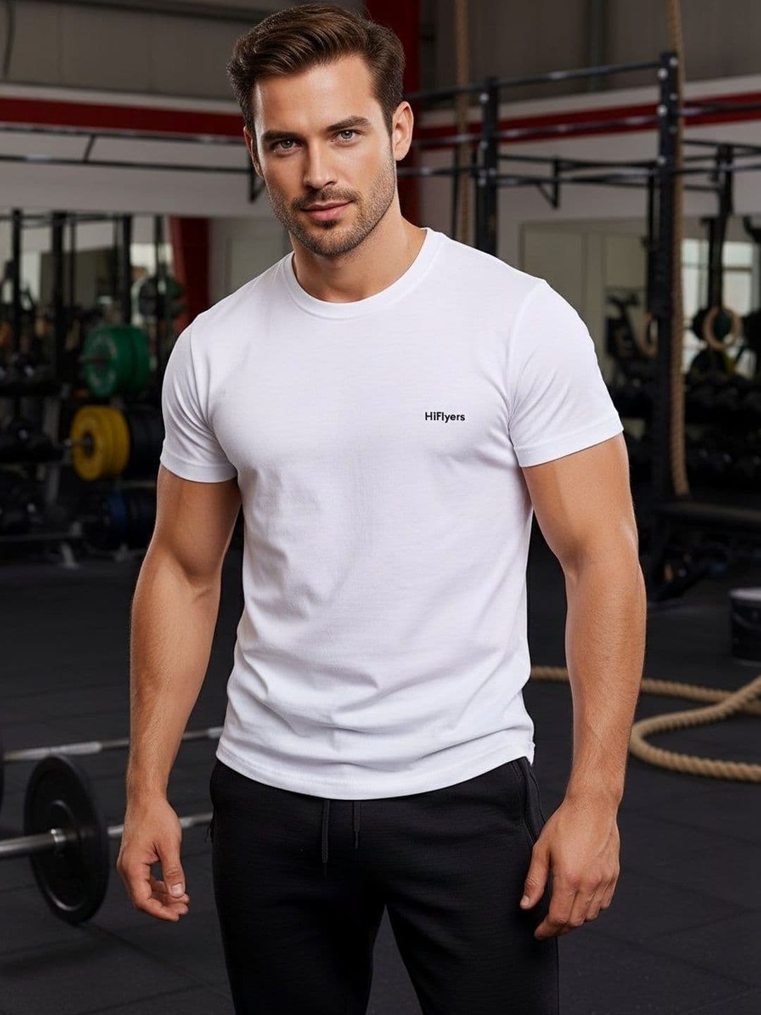 HiFlyers Men Brand Logo T-shirt thumbnail 3