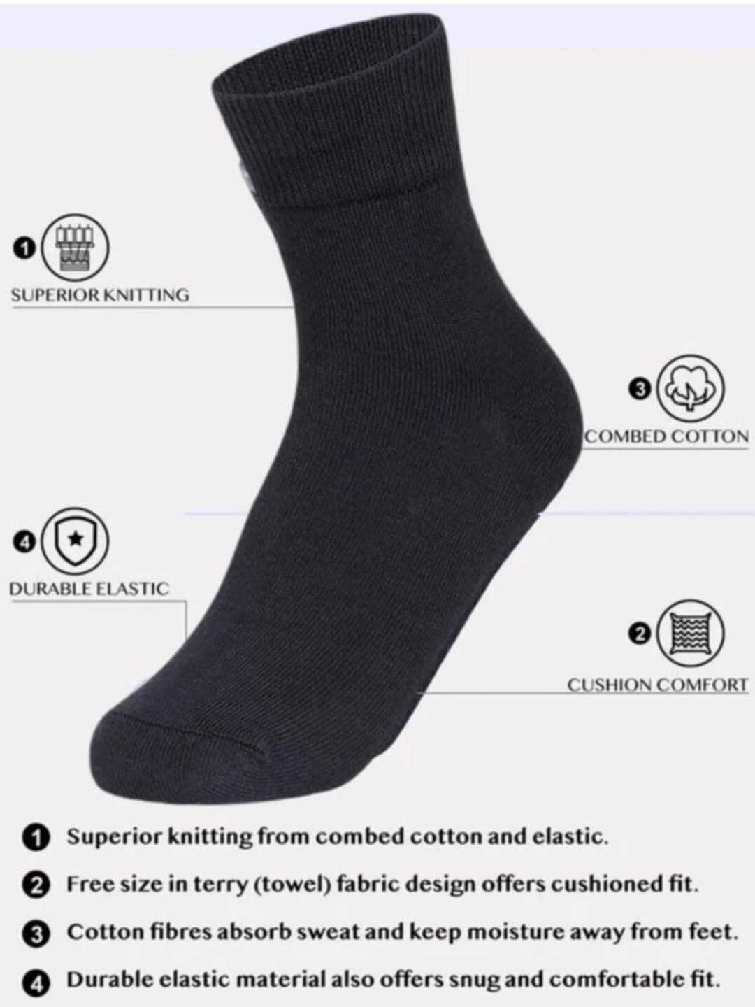 akeet trend Unisex Cotton Calf Length Socks thumbnail 4