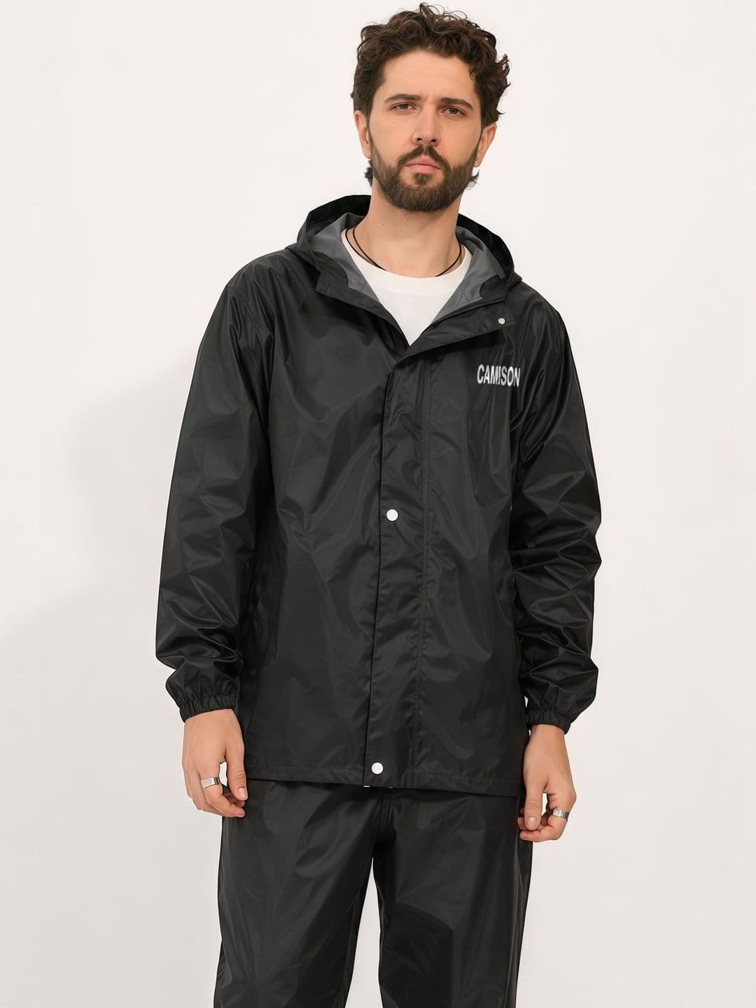 CAMISON Waterproof Hooded Rain Jacket - view 1