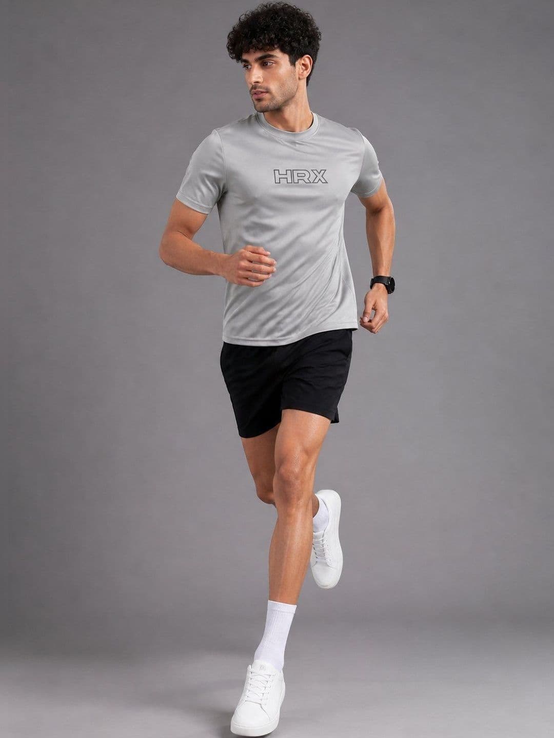 HRX by Hrithik Roshan Men Brand Logo Printed T-shirt thumbnail 5