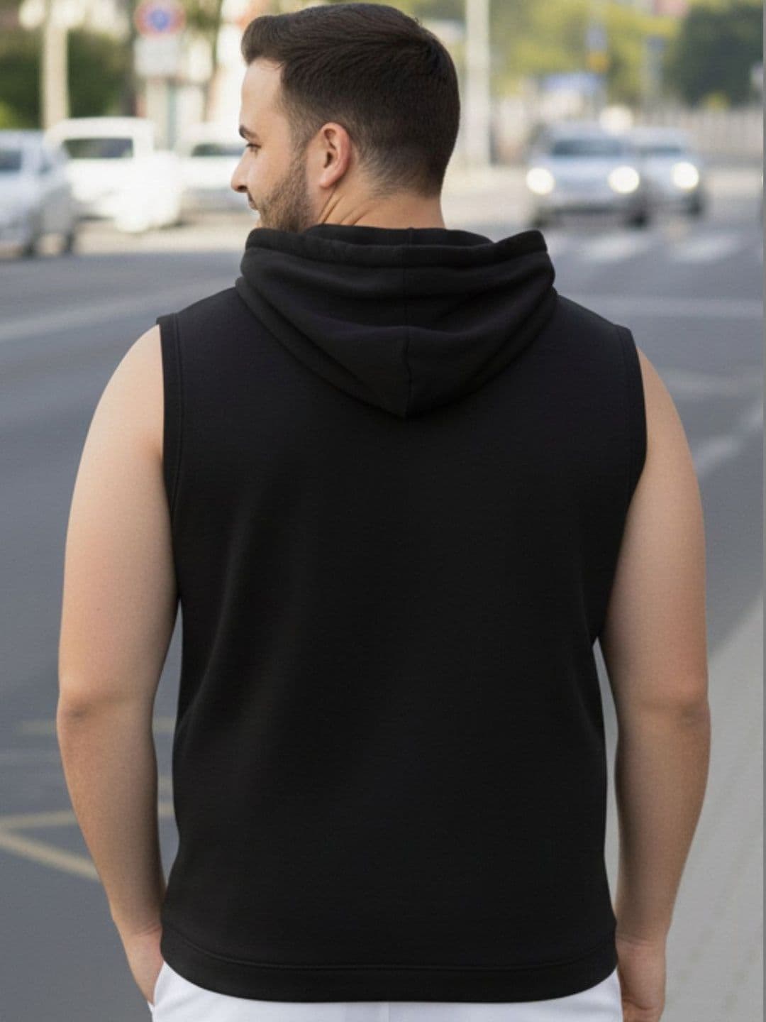Sztori Men Hooded Pockets T-shirt thumbnail 2
