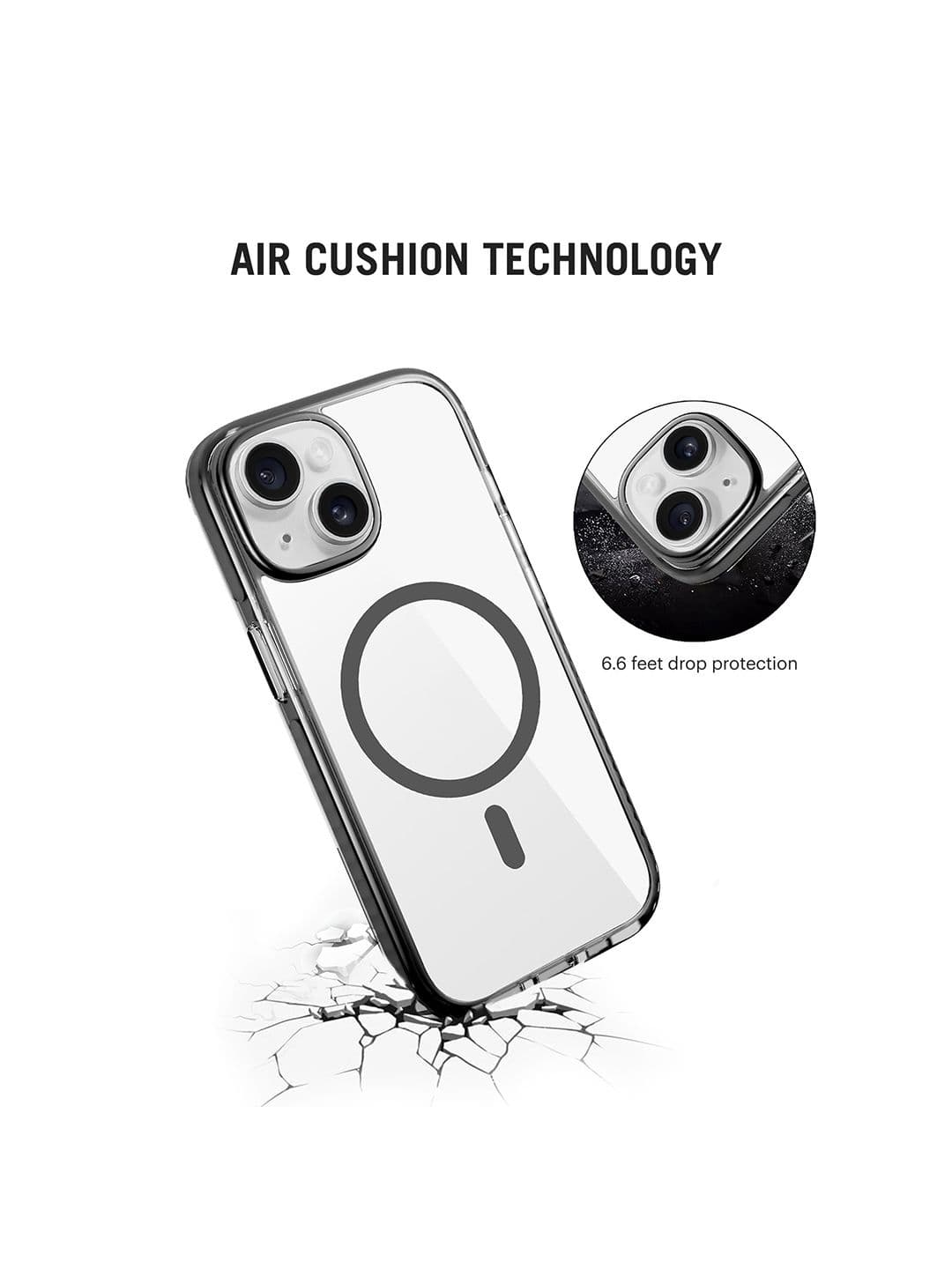 DailyObjects Stride 3.0 Clear MagSafe Phone Case Cover For iPhone 13 thumbnail 6
