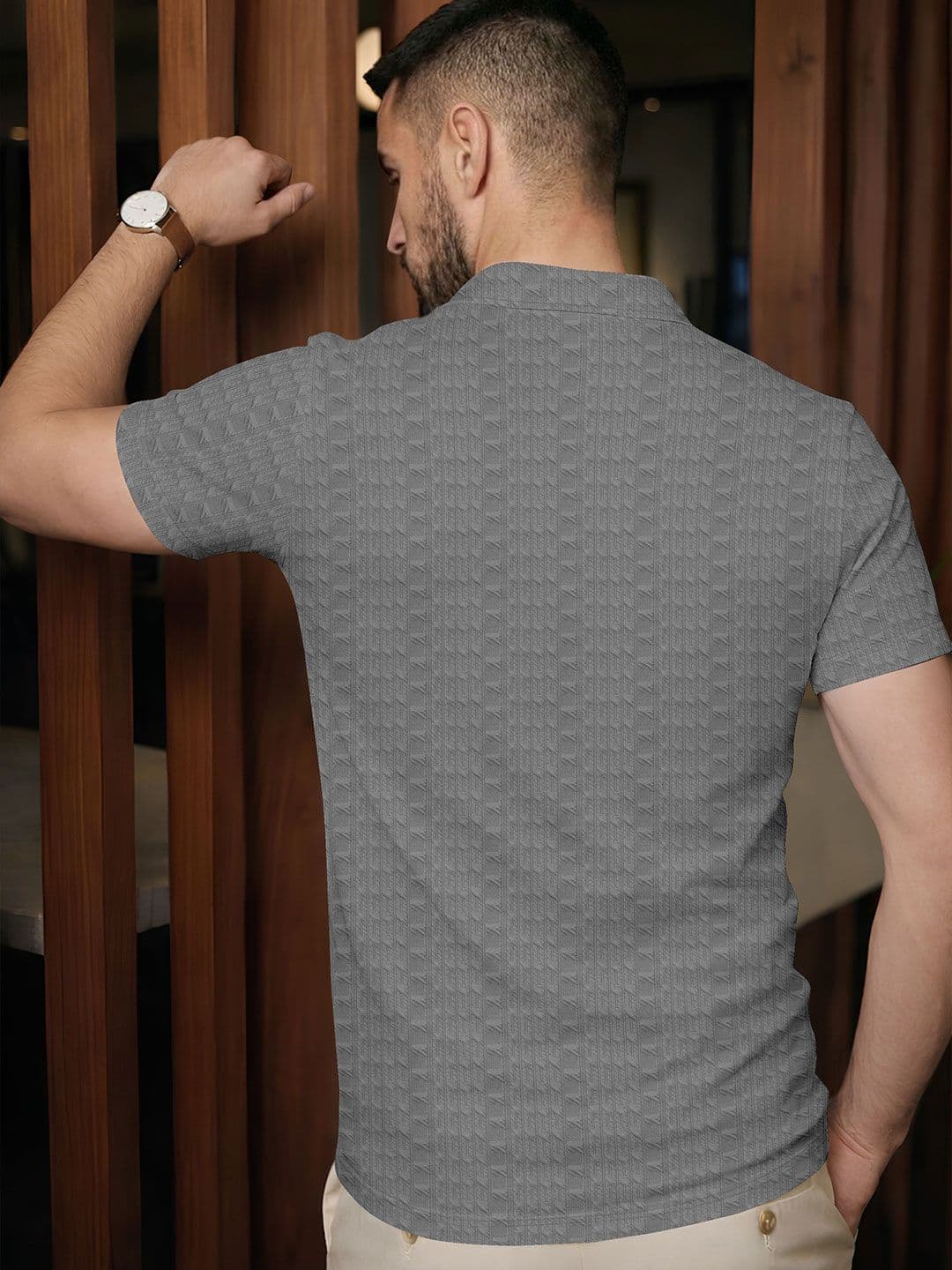 Moda Rapido Men Polo Collar T-shirt thumbnail 3