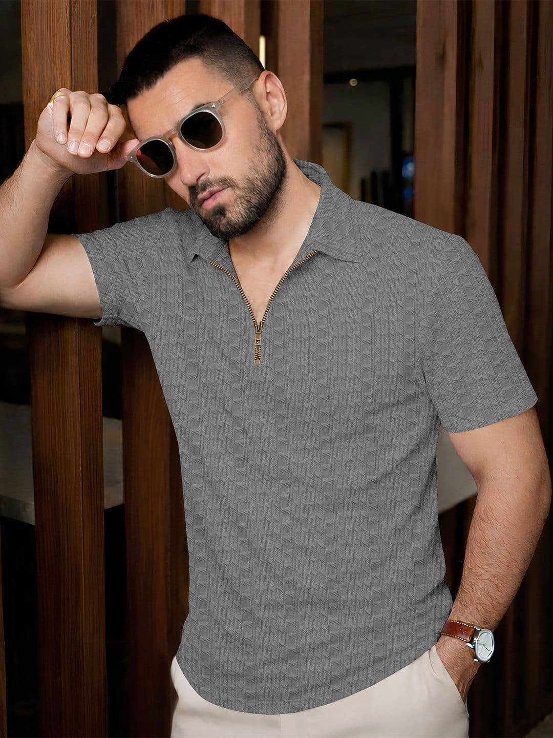 Moda Rapido Men Polo Collar T-shirt - view 1