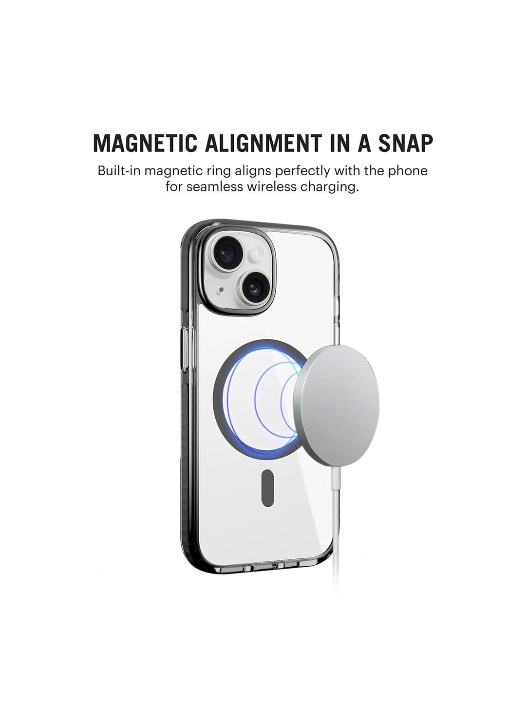 DailyObjects Stride 3.0 Clear MagSafe Phone Case Cover For iPhone 13 thumbnail 2