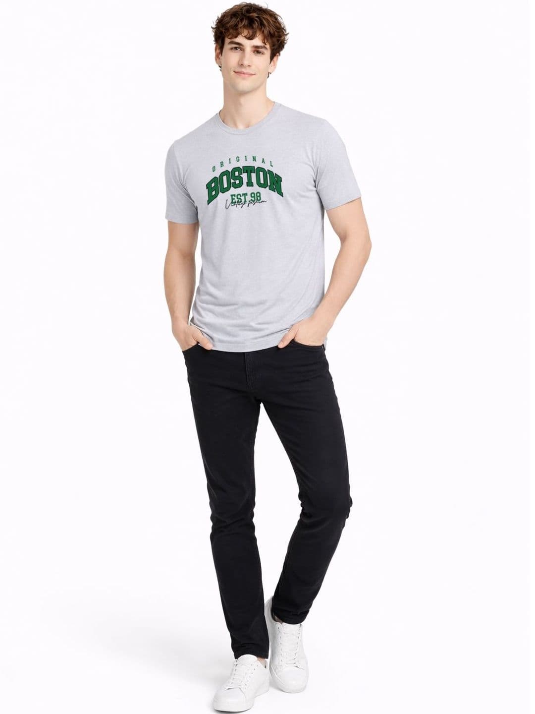 ADRO Men Typography Printed T-shirt thumbnail 4
