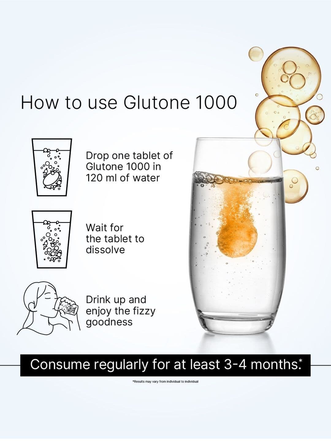 GLUTONE 1000 Set Of 2 Setria L-Glutathione Tablet With Vitamin C- 40Mg- 15 Tablets Each thumbnail 5