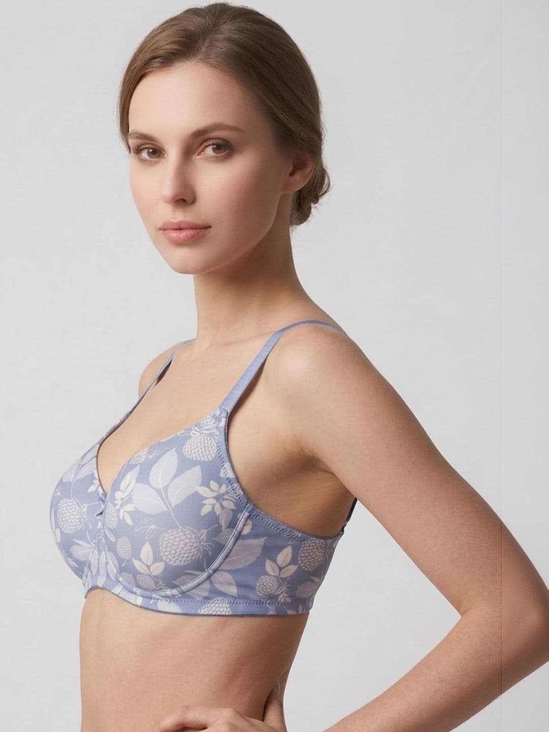DressBerry Floral Bra Full Coverage Lightly Padded thumbnail 4