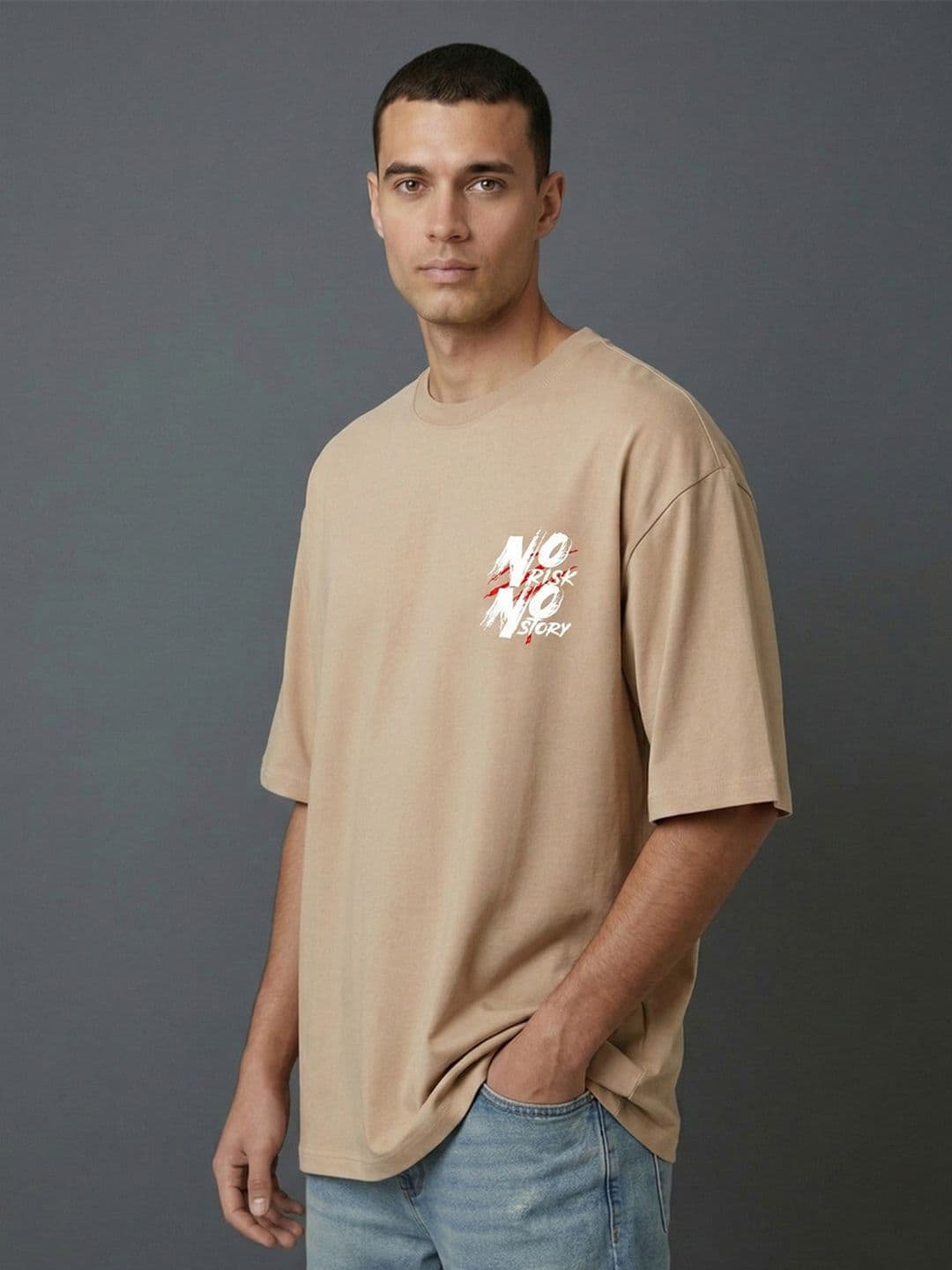 ST Trends Men Typography Printed T-shirt thumbnail 4